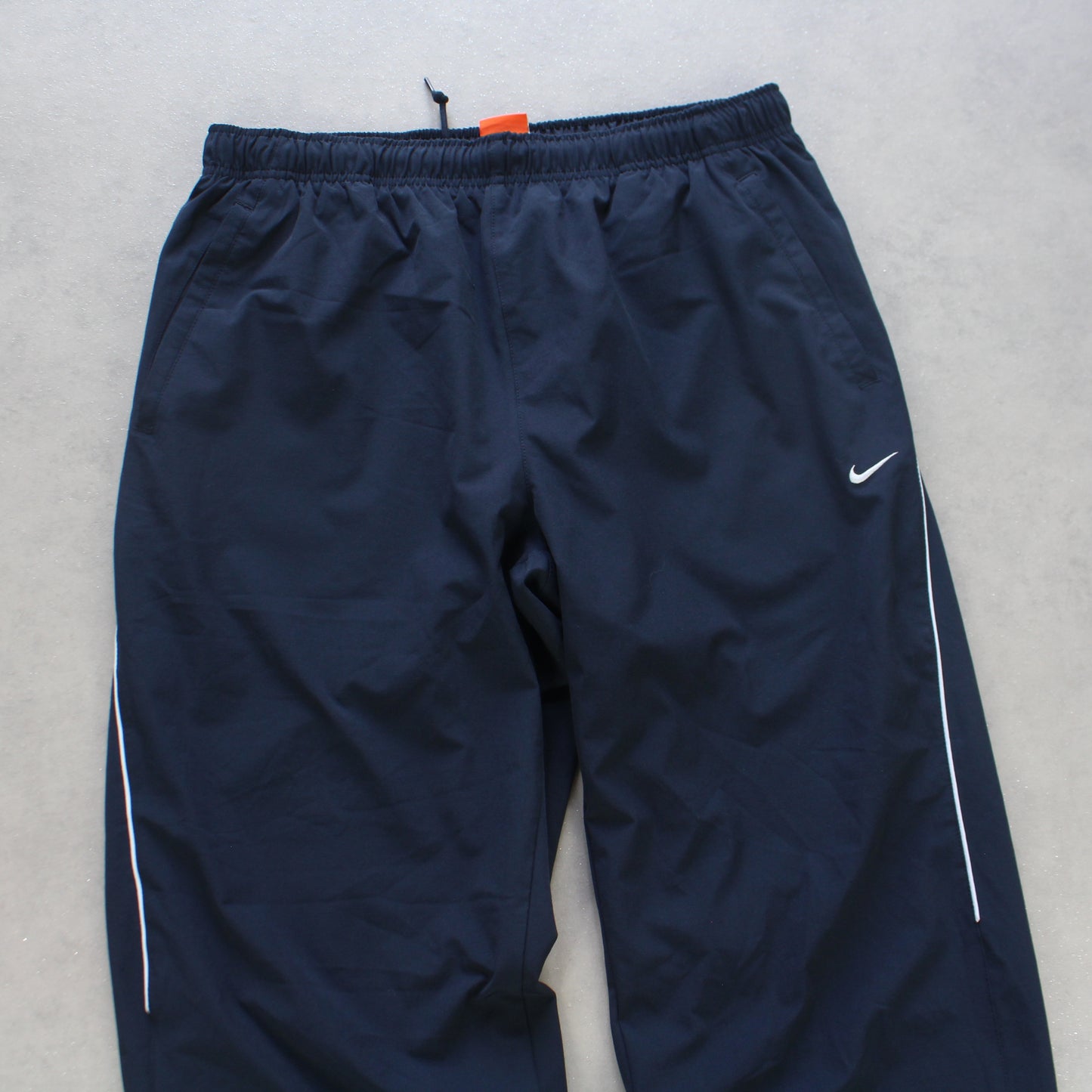 SELTENE Baggy-Trainingshose von Nike aus den 2000ern, Marineblau – (L)