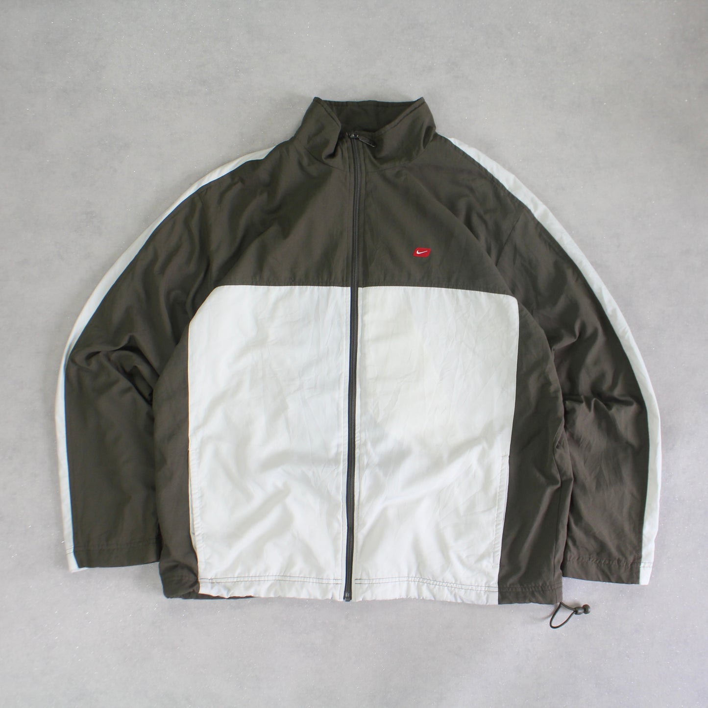 RARE 2000s Nike Track Jacket Green - (L)