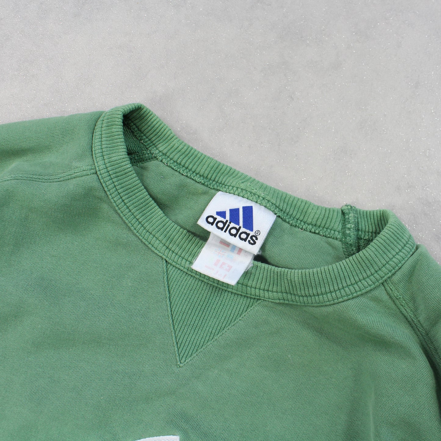 SELTENES 90er Adidas Sweatshirt Grün - (XL)