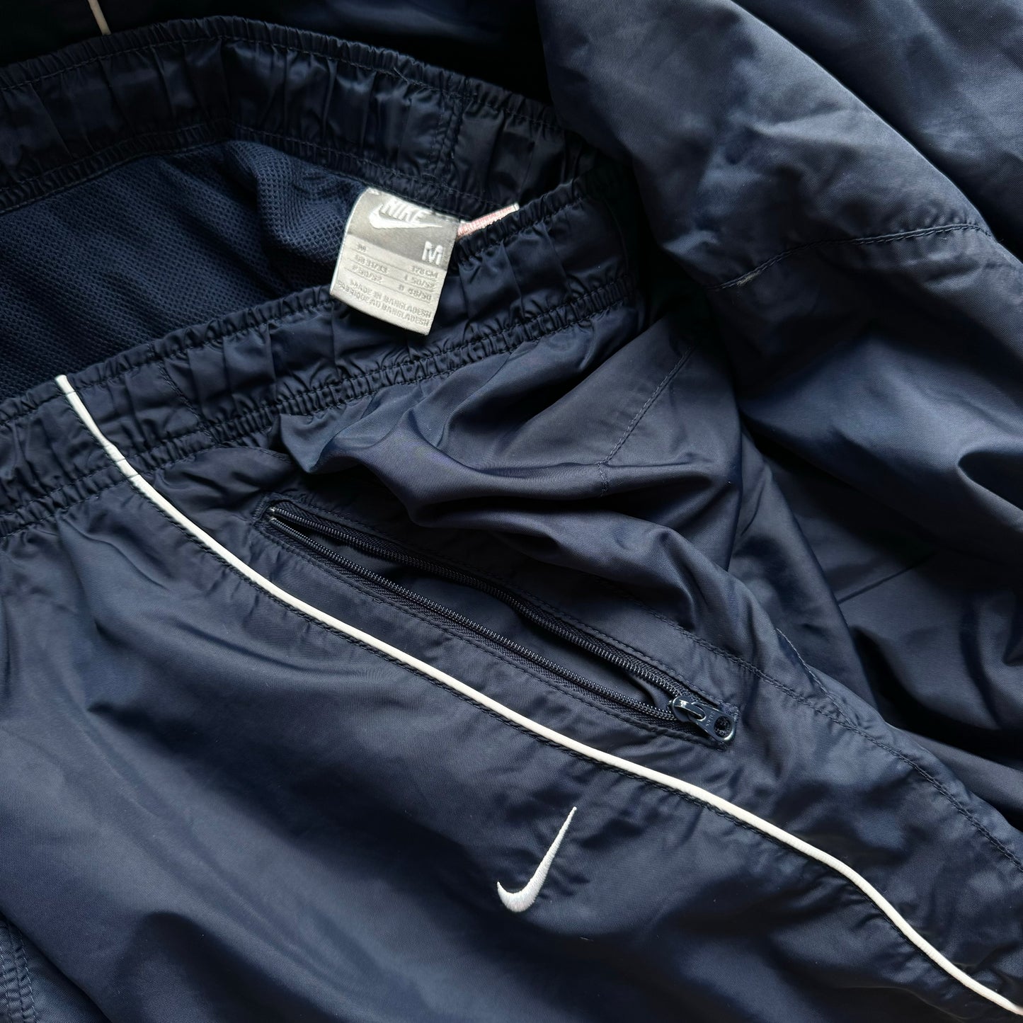 SUPER RARE 2000s Nike Trackpants Navy - (M)