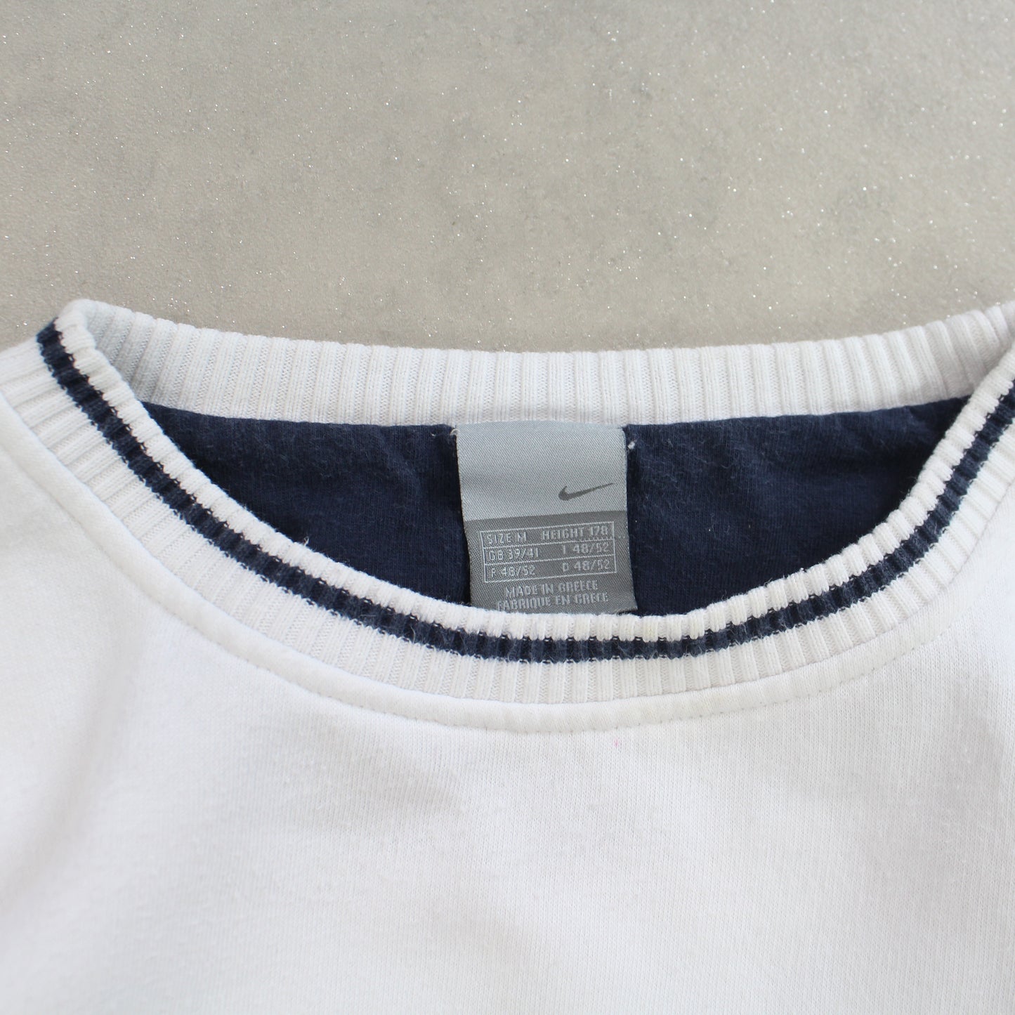 RARE 2000s Nike Heavyweight Sweatshirt White - (S)