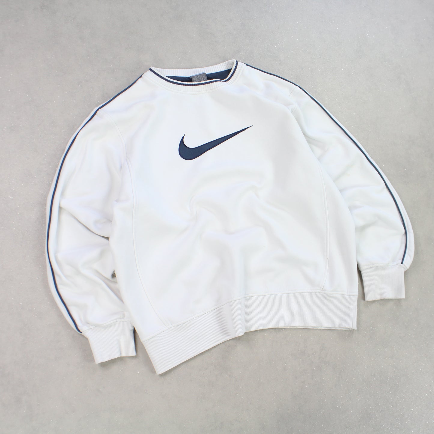 RARE 2000s Nike Heavyweight Sweatshirt White - (S)
