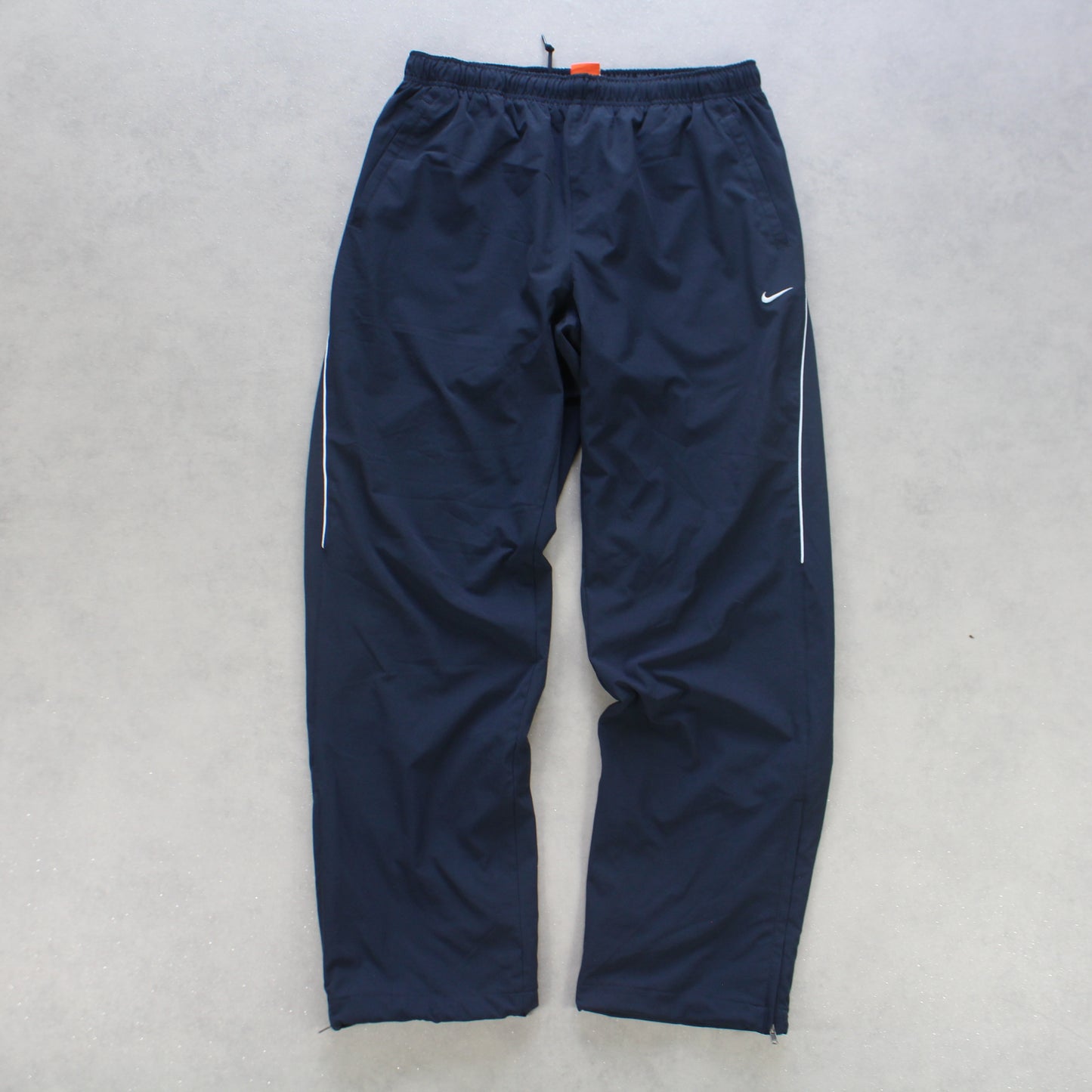 SELTENE Baggy-Trainingshose von Nike aus den 2000ern, Marineblau – (L)