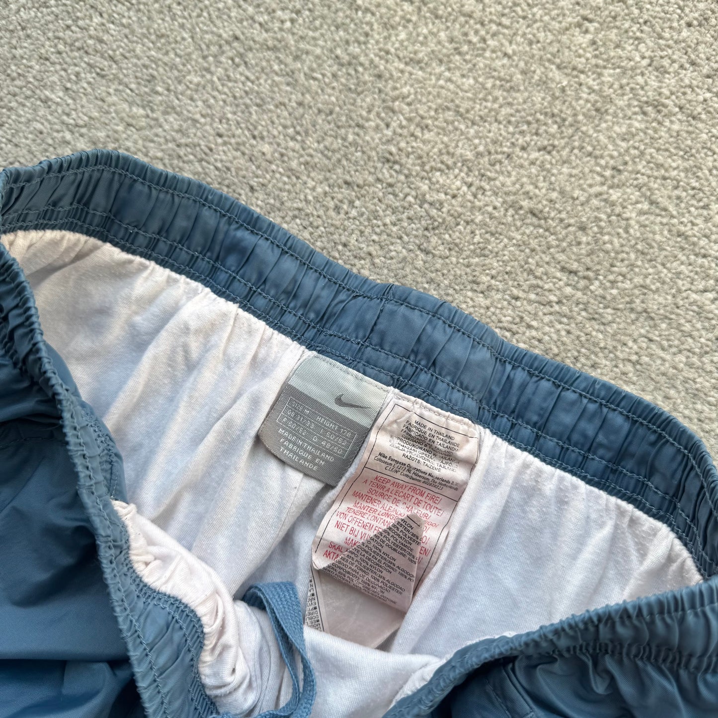 RARE 2000s Nike Trackpants Blue - (M)