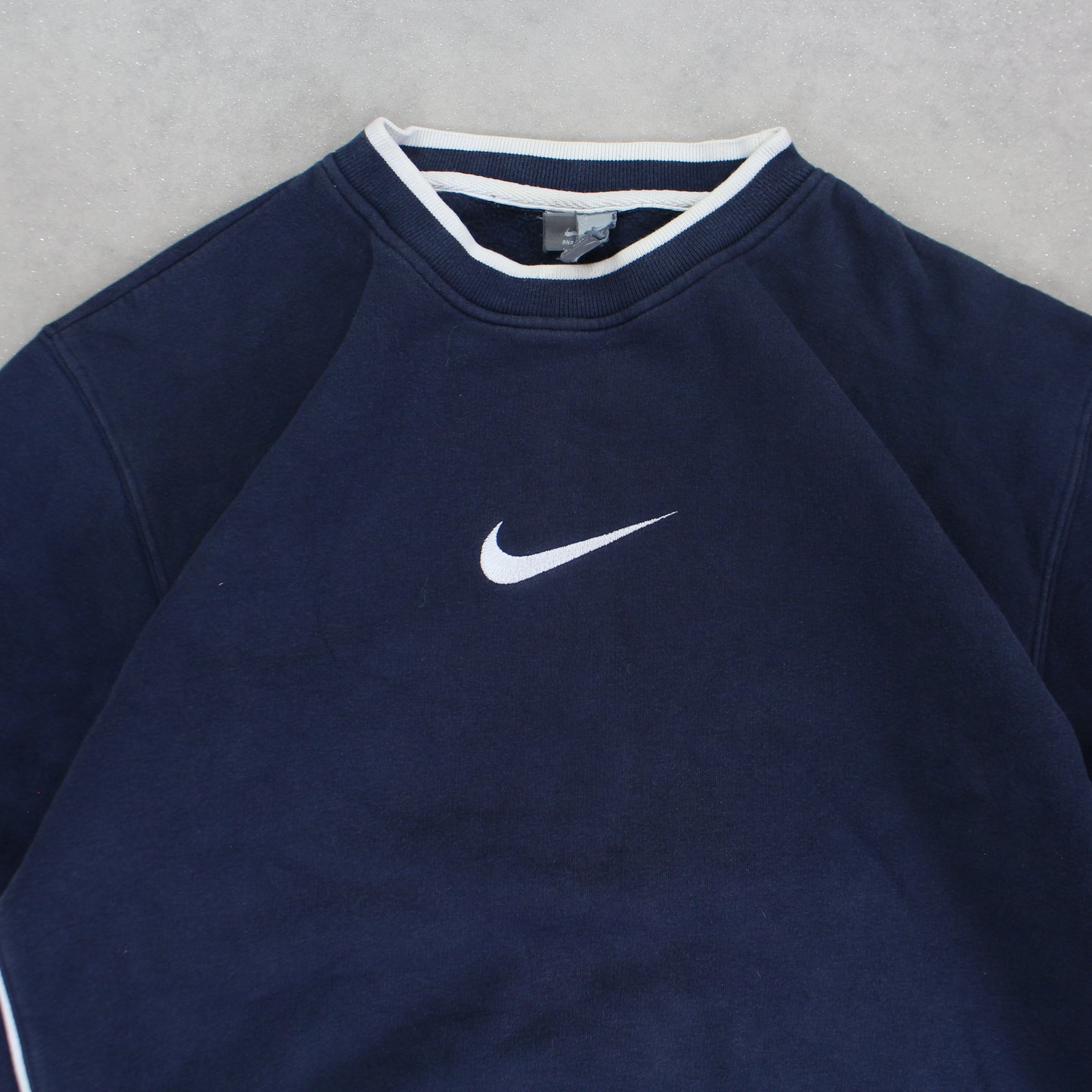 RARE 2000s Heavyweight Nike Sweatshirt Navy - (L)