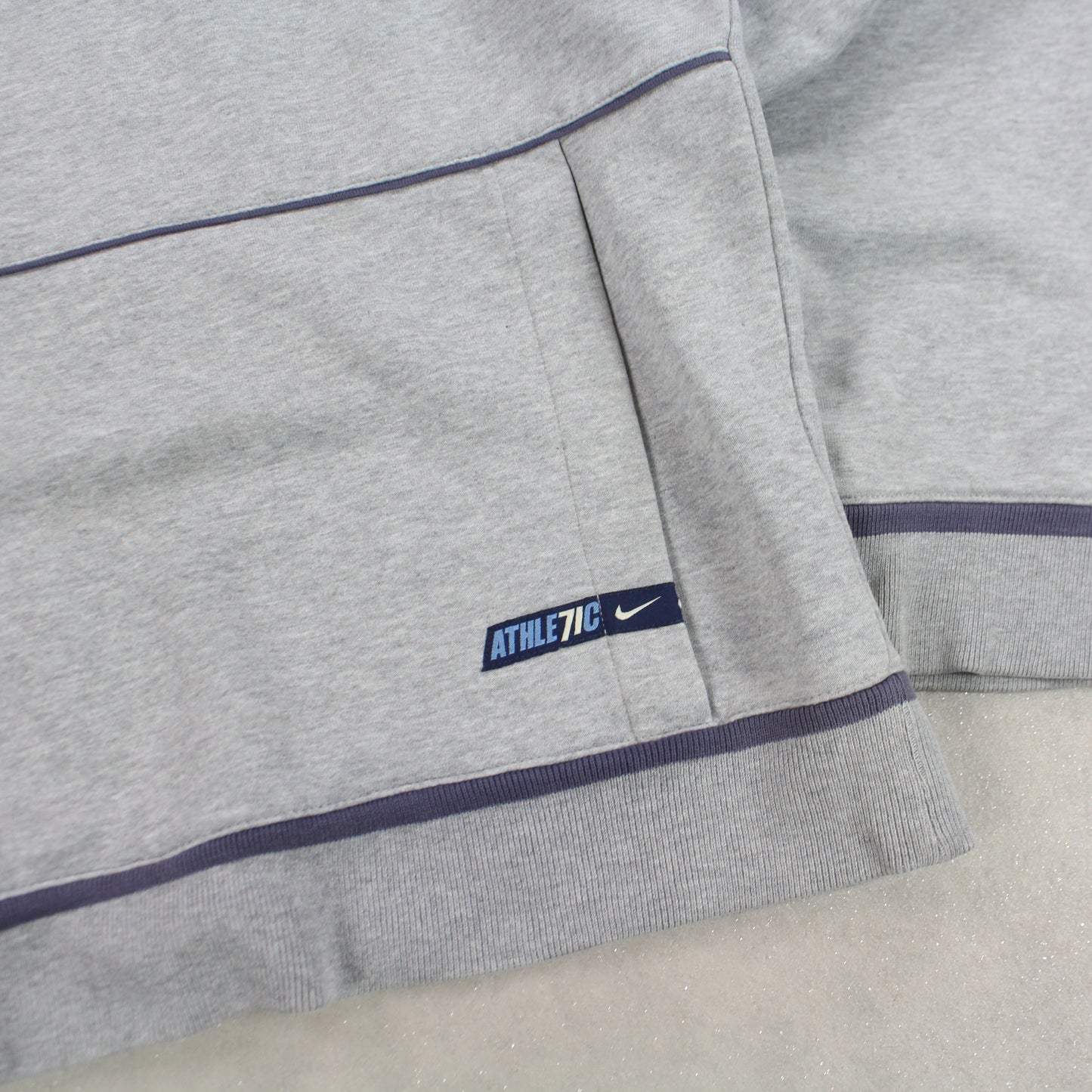 RARE 2000s Nike ‘Just Do It’ Hoodie Grey - (S)