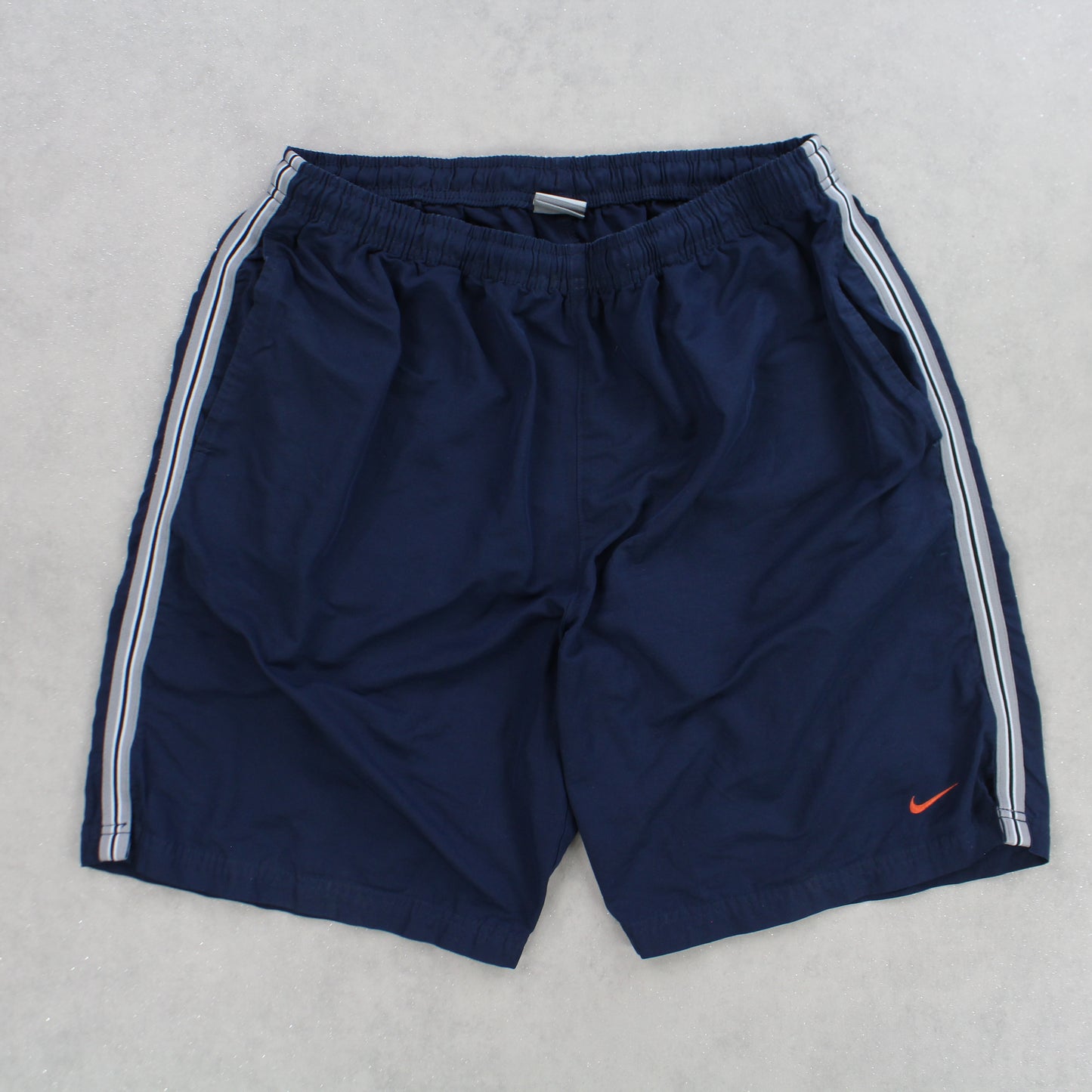 RARE 2000s Nike Track Shorts Navy - (L)