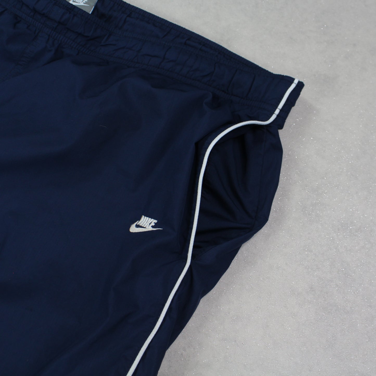 RARE 2000s Baggy Nike Trackpants Navy - (XL)