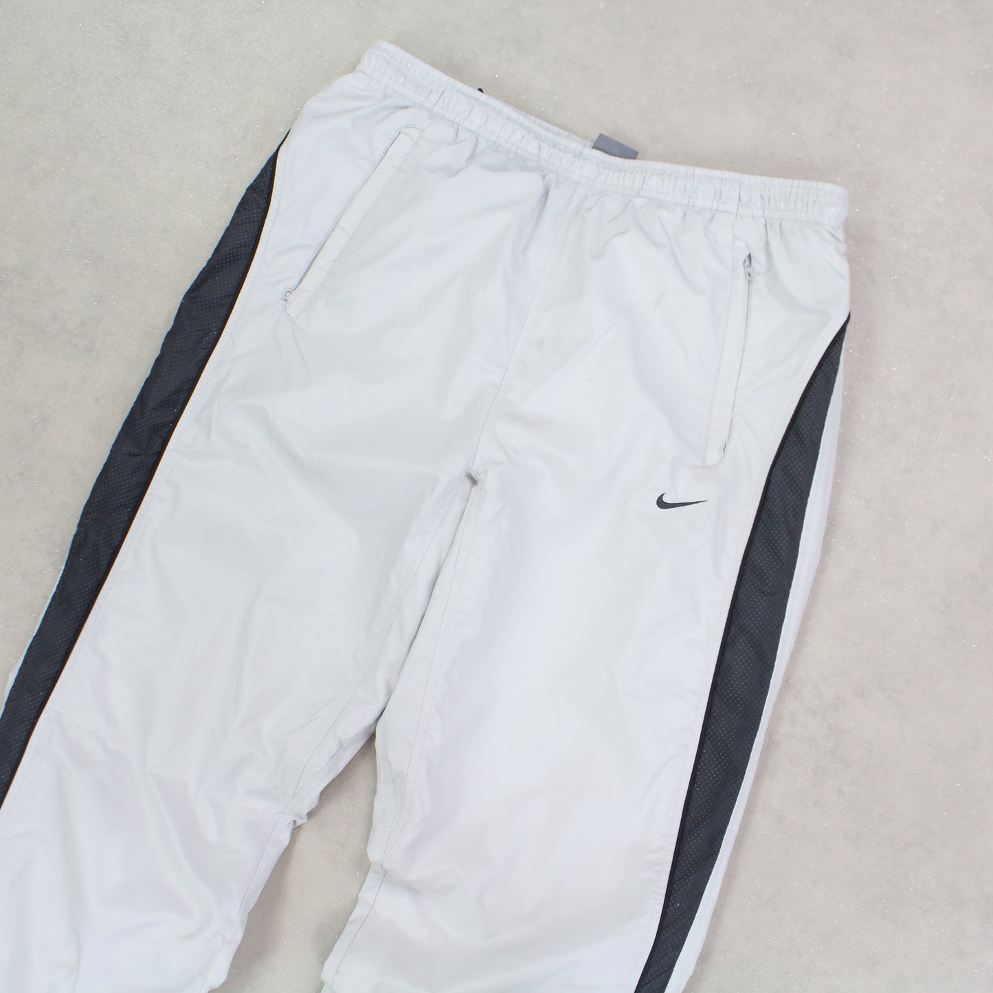 SUPER RARE 00s Nike Trackpants Grey - (M)