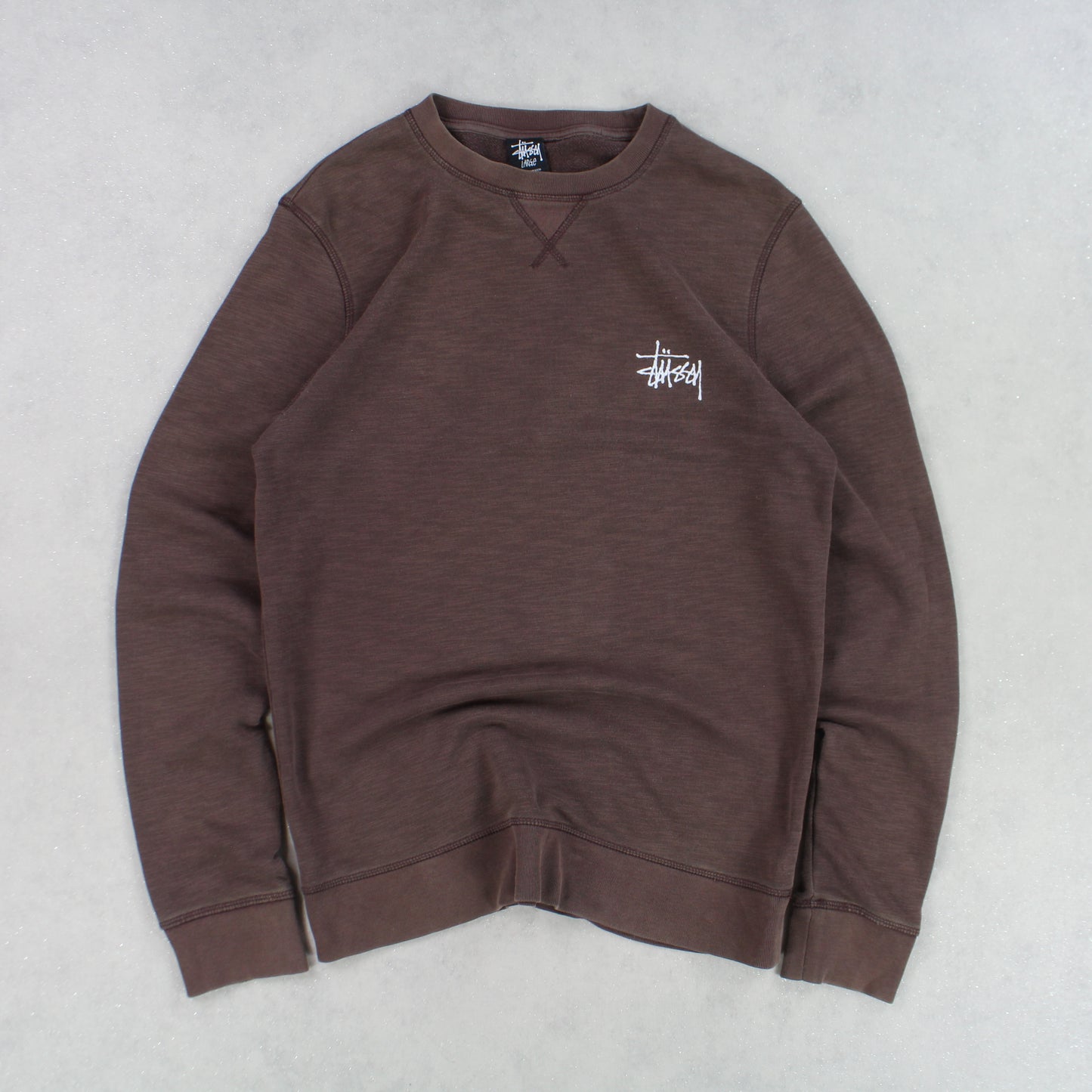 SUPERSELTENES 2000er Stüssy Sweatshirt Braun - (S/M)