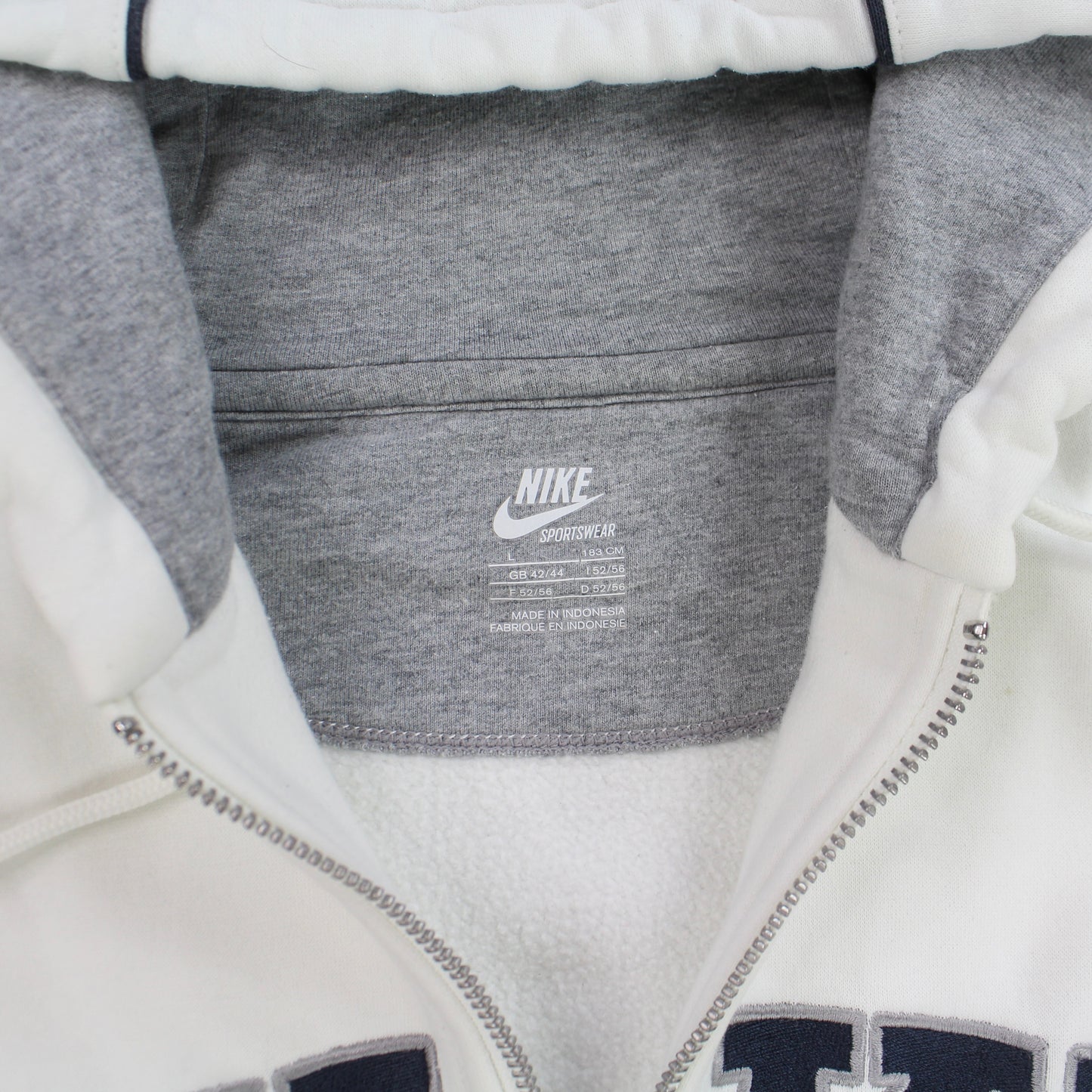 ULTRA SELTEN 2000er Nike Hoodie Weiß - (L)