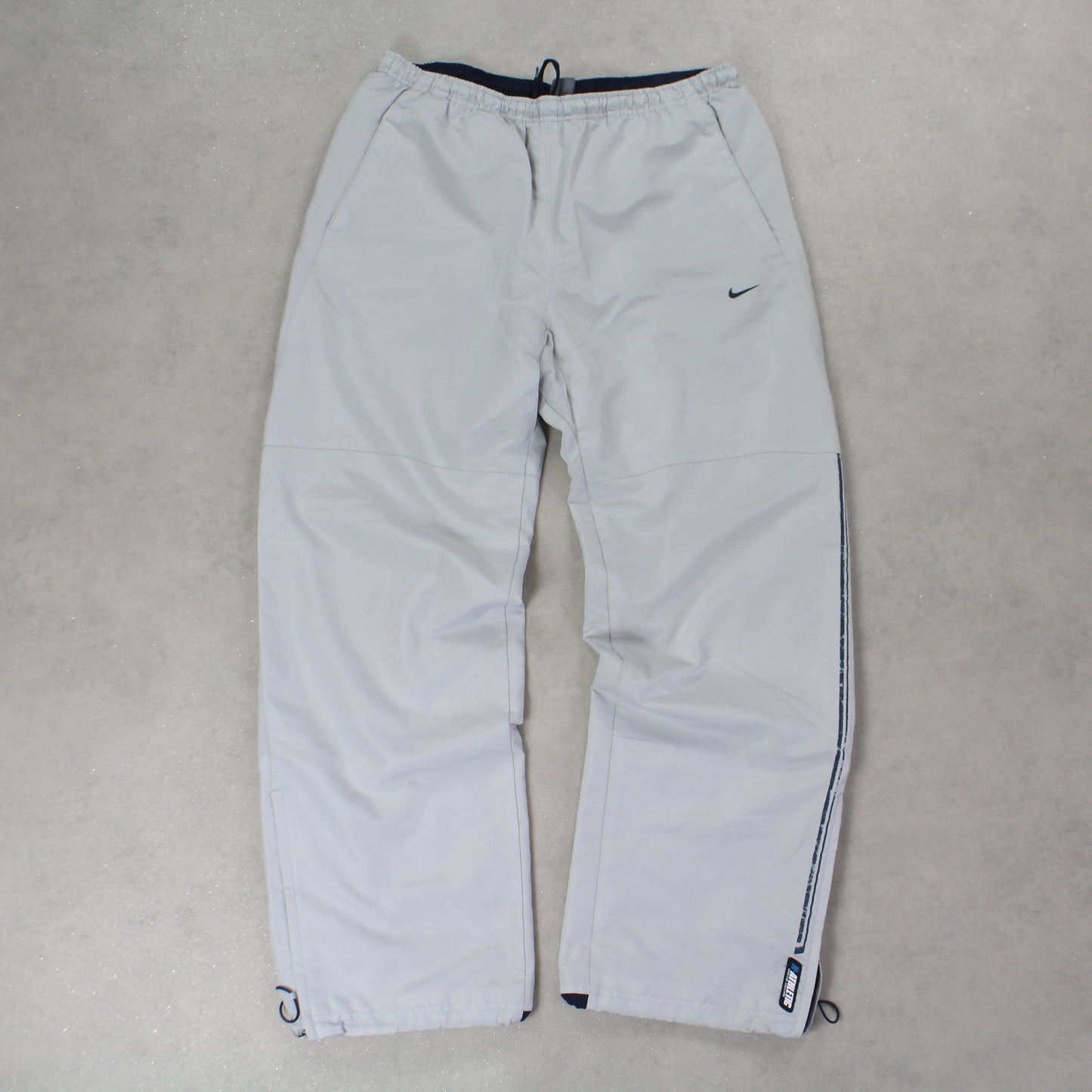 SUPER RARE 2000s Baggy Nike Trackpants Grey - (L)