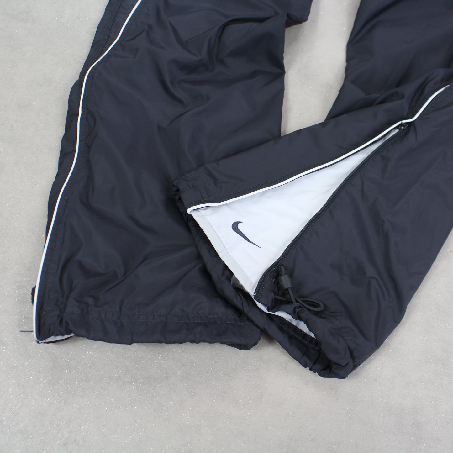 SUPER RARE 2000s Nike Trackpants Grey - (M)