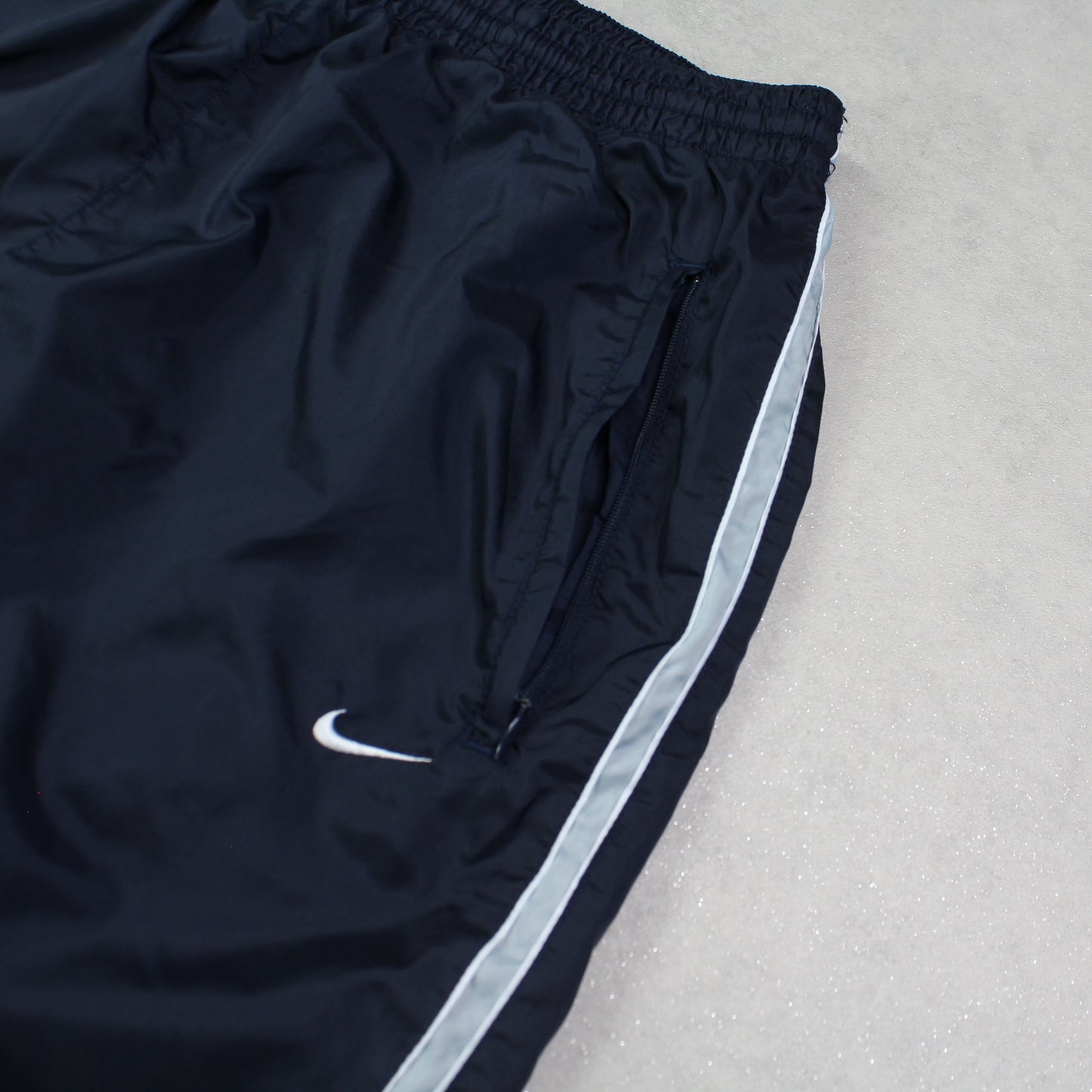 RARE 1990s Nike Trackpants Navy - (L)