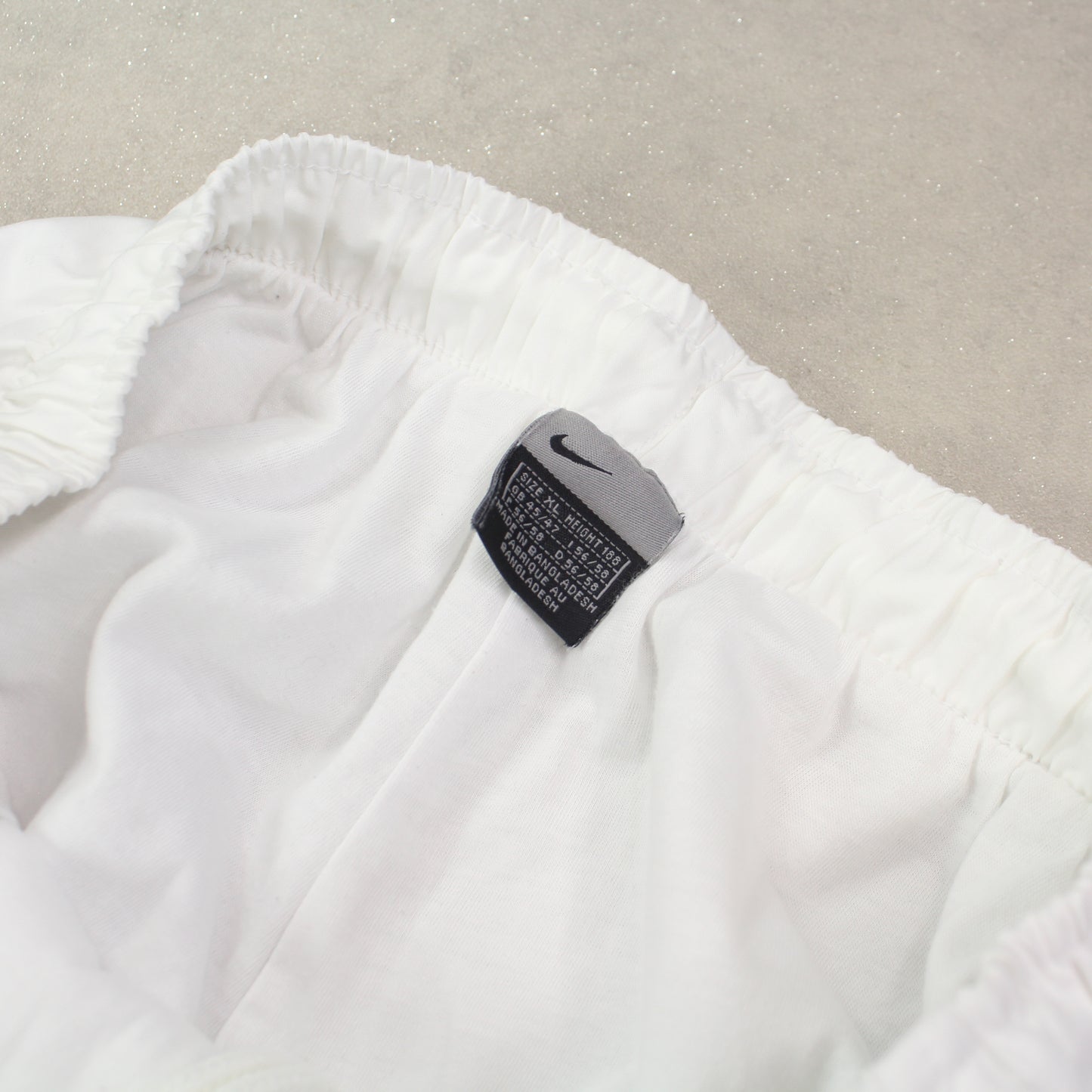 RARE 2000s Nike Baggy Trackpants White - (XL)