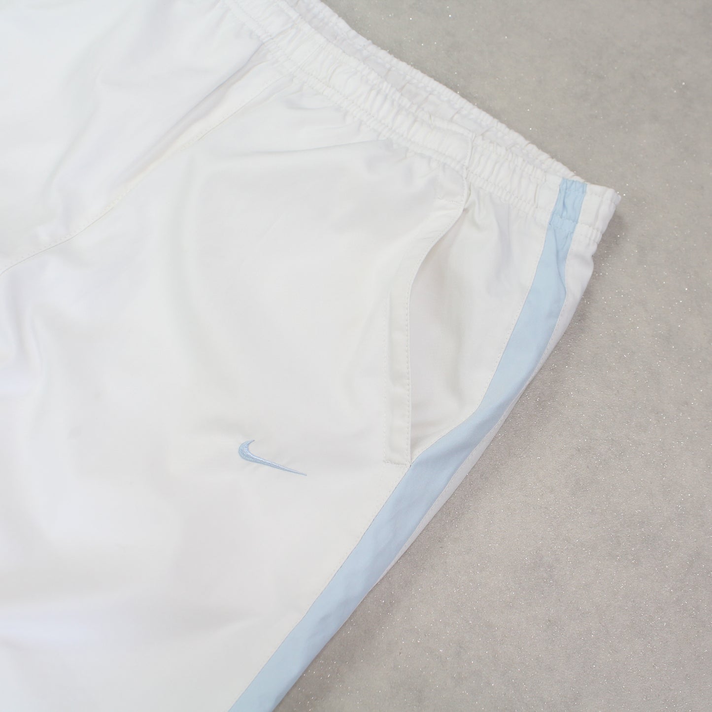 RARE 2000s Nike Trackpants White - (S)