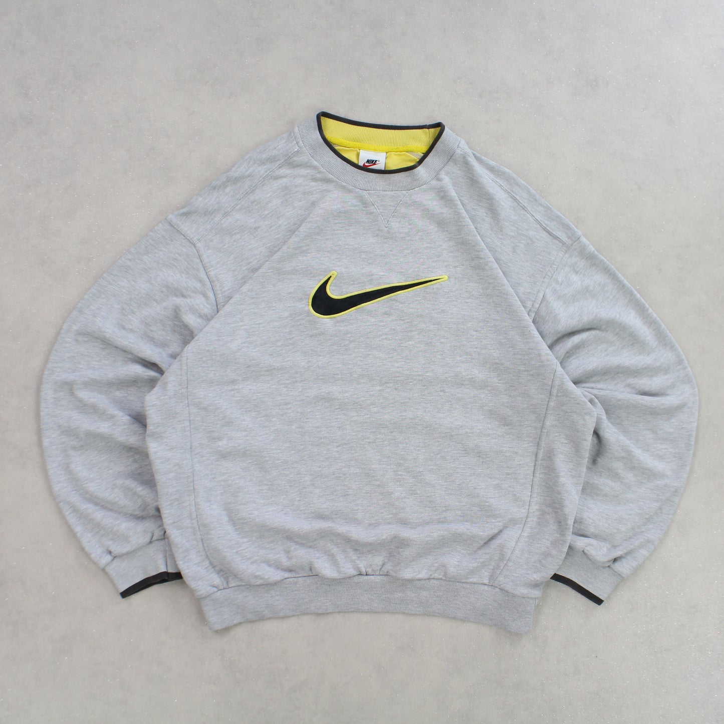 SELTENES Nike-Sweatshirt aus den 1990ern, Grau – (S)