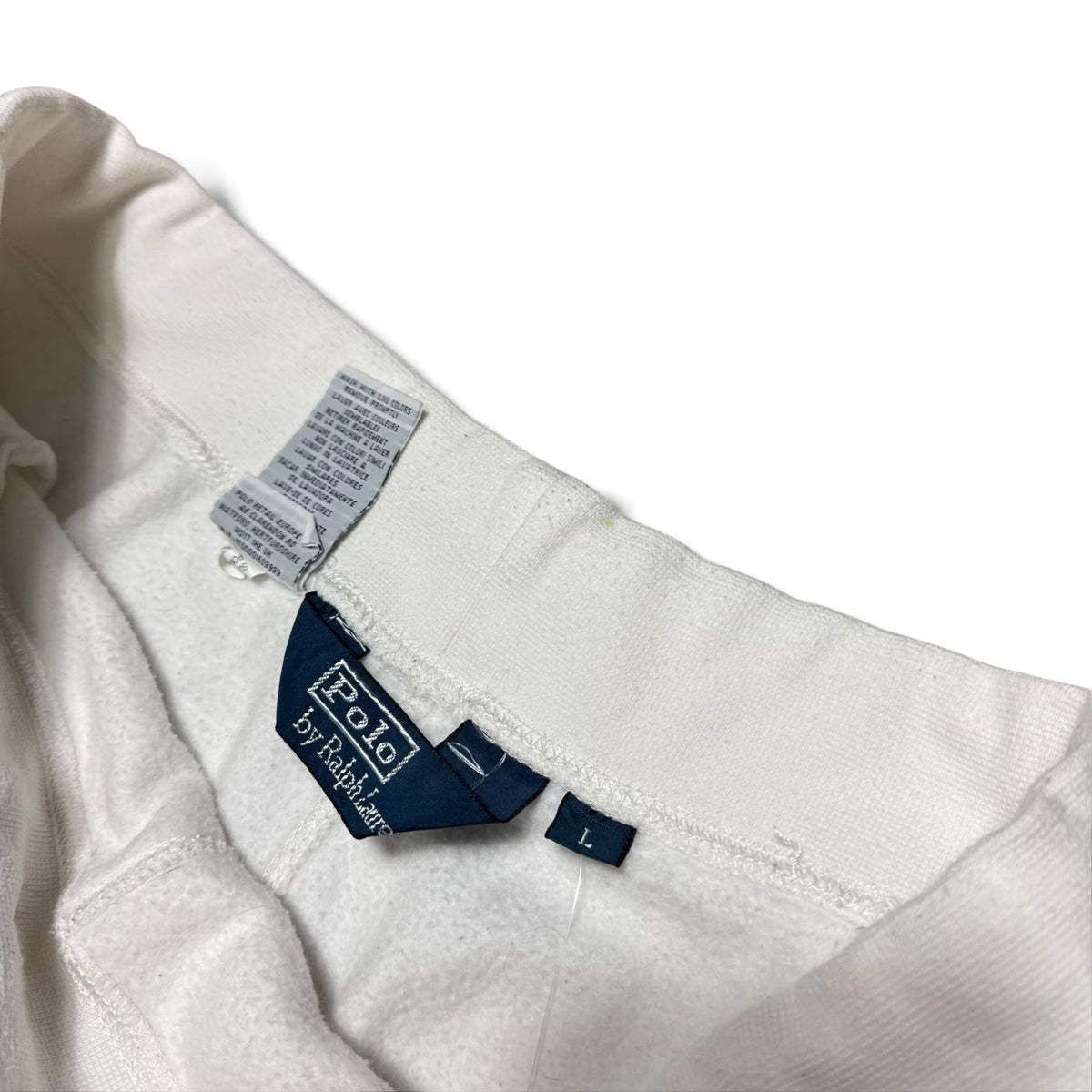 RARE 2000s Polo Ralph Lauren Joggers White - (L)