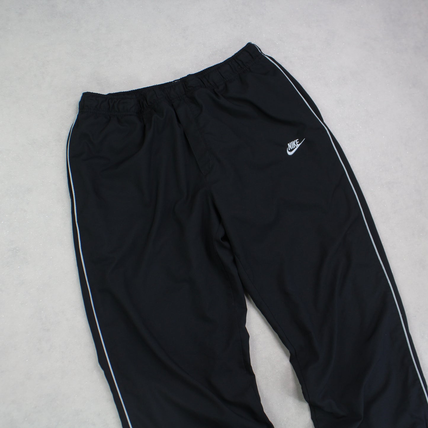RARE 2000s Baggy Nike Trackpants Black - (L)