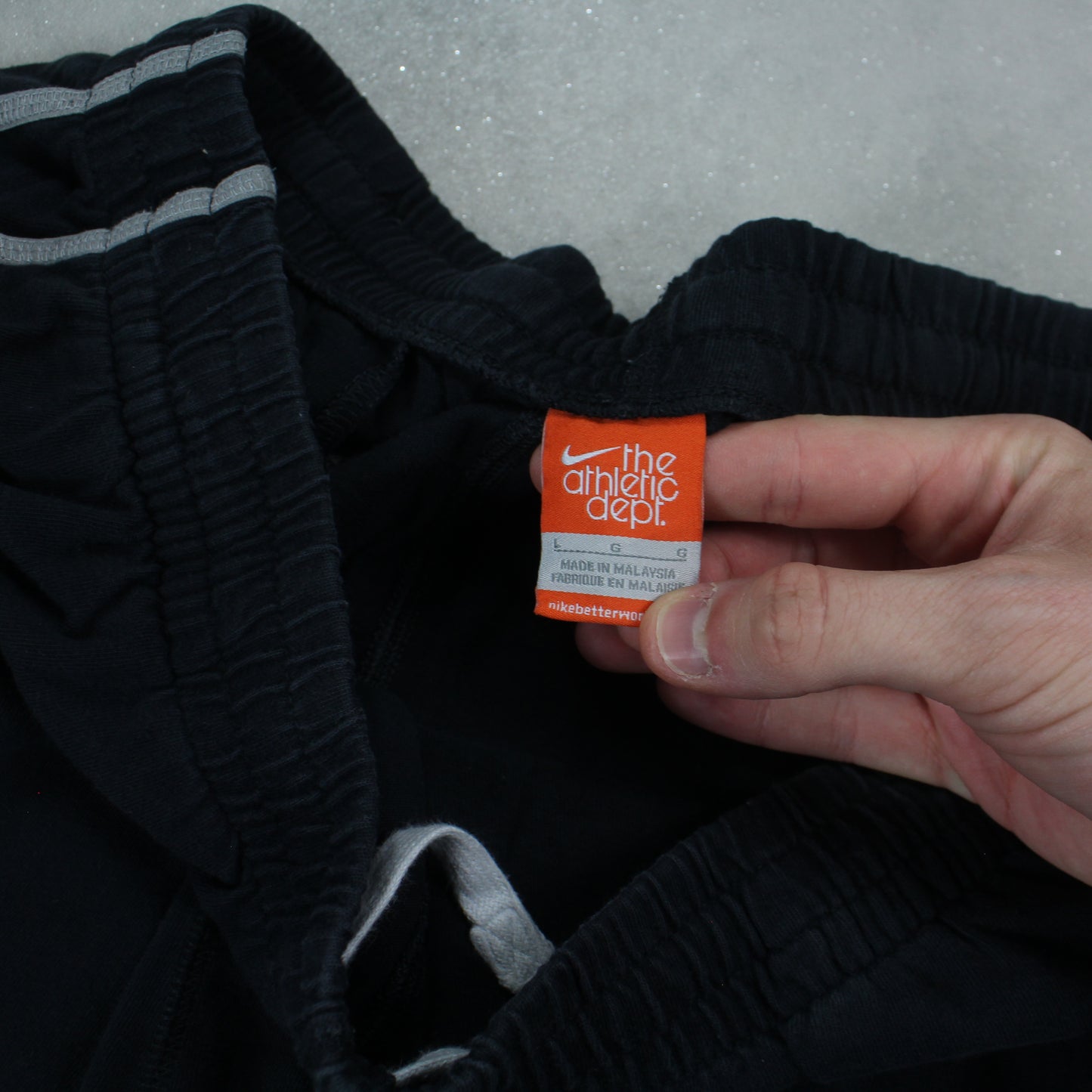 RARE 2000s Nike Joggers Black - (M)
