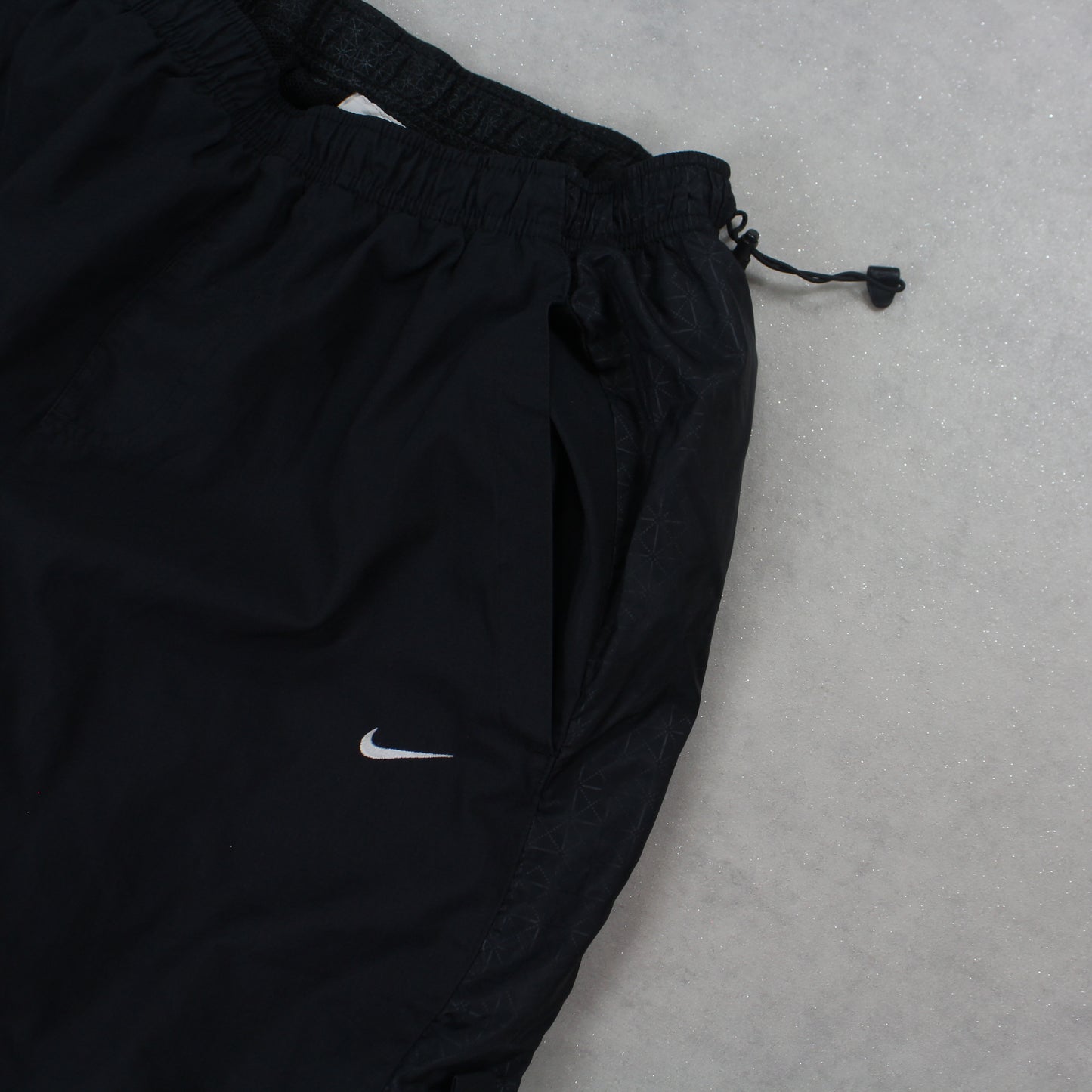 RARE 2000s Baggy Nike Trackpants Black - (M)
