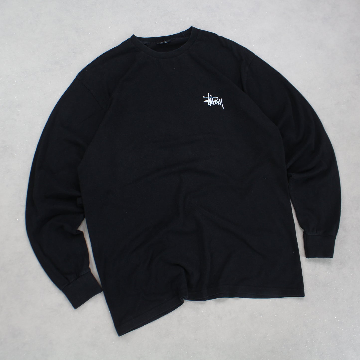 Stüssy Long Sleeve T-Shirt Black - (L)