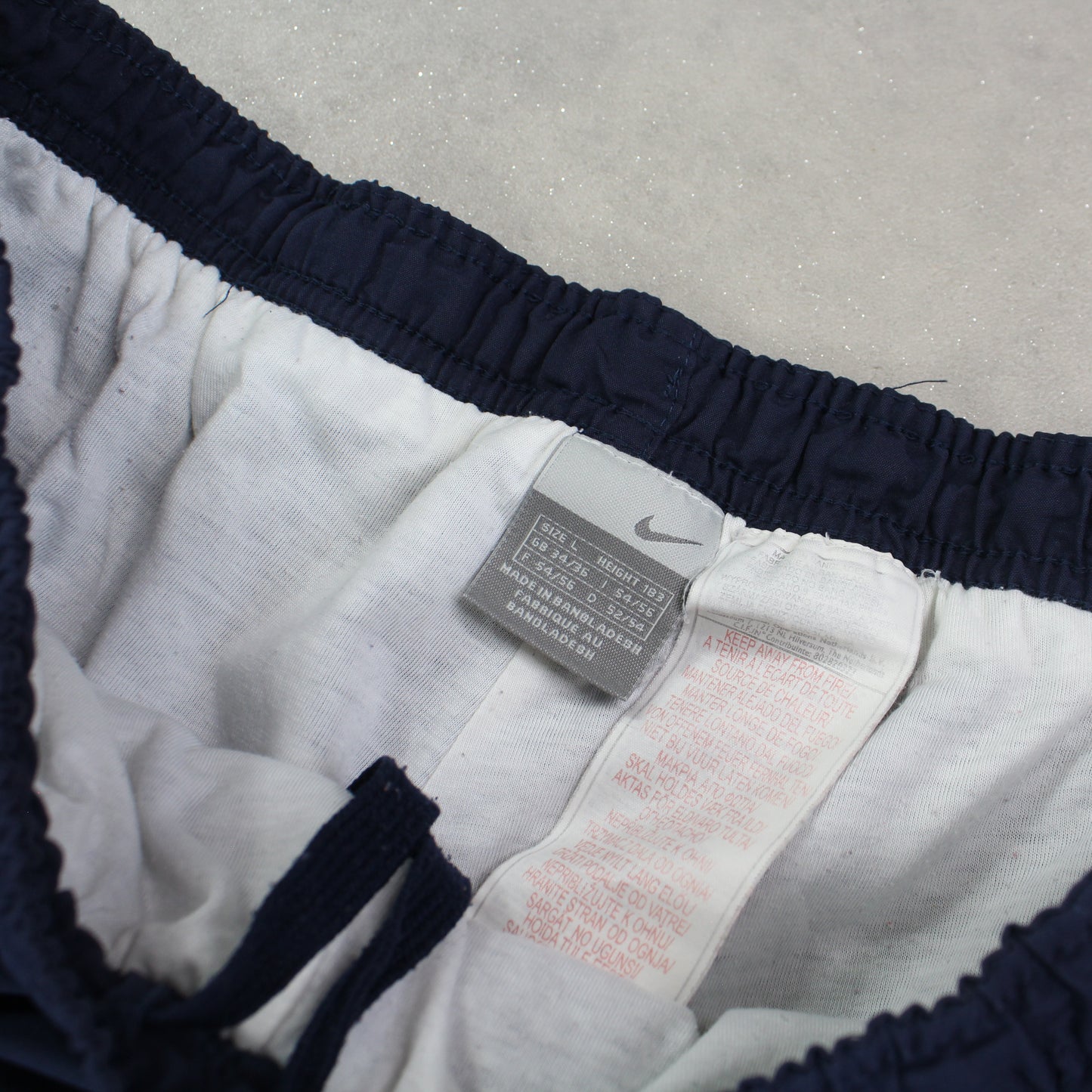 RARE 2000s Nike Trackpants Navy - (L)