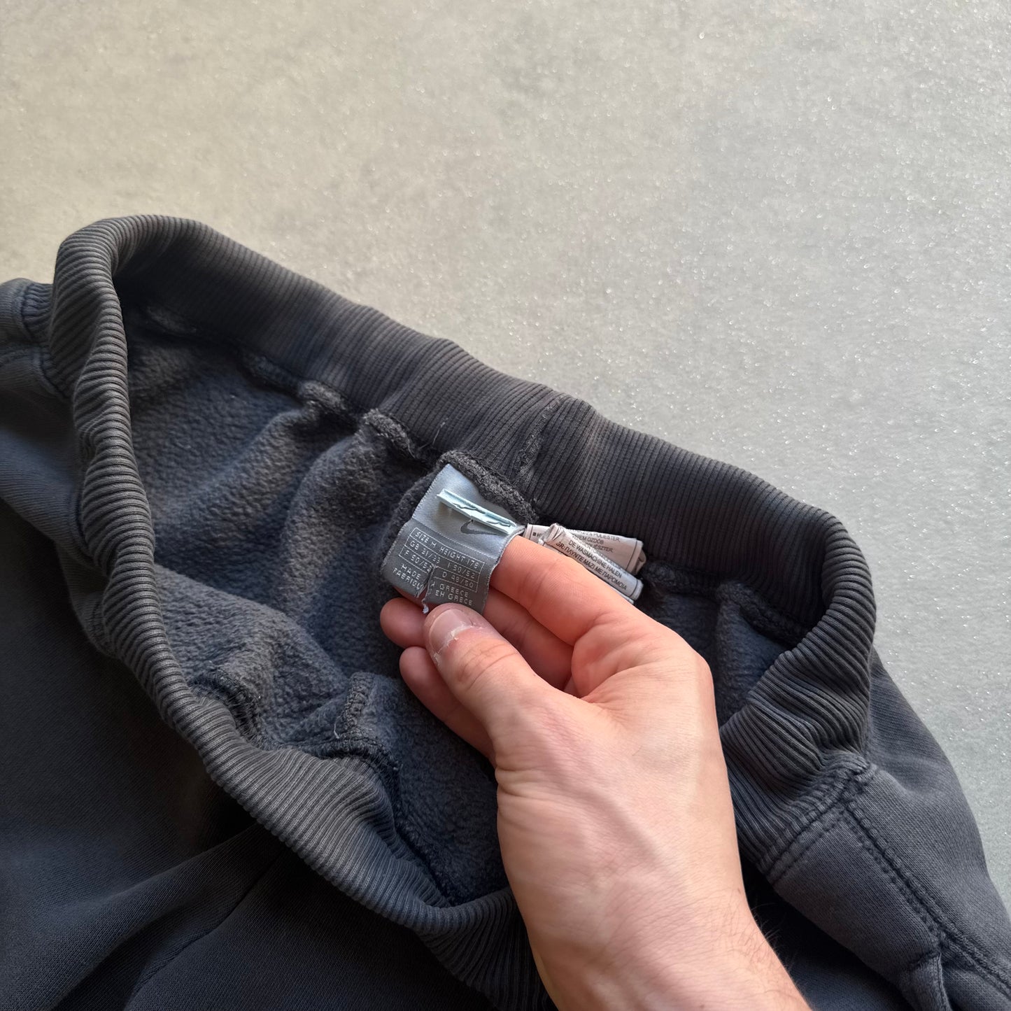 RARE 2000s Baggy Nike Joggers Grey - (M)