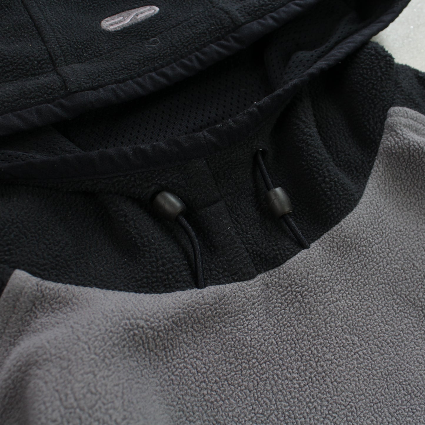 SUPER RARE 2000s Nike Reversible Hoodie Grey - (L)