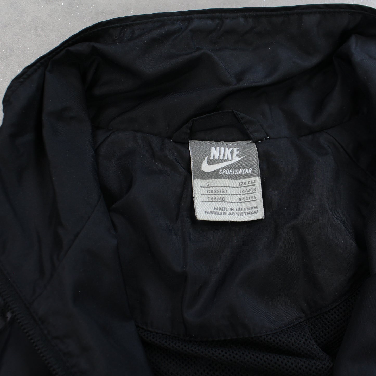 RARE 00s Nike Track Jacket Black - (S)