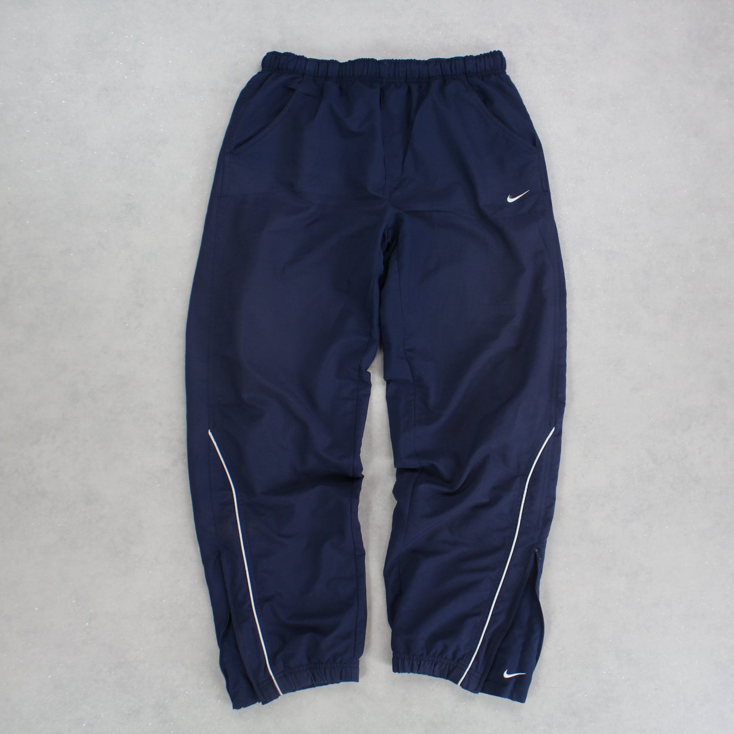 RARE 2000s Nike Trackpants Navy - (L)