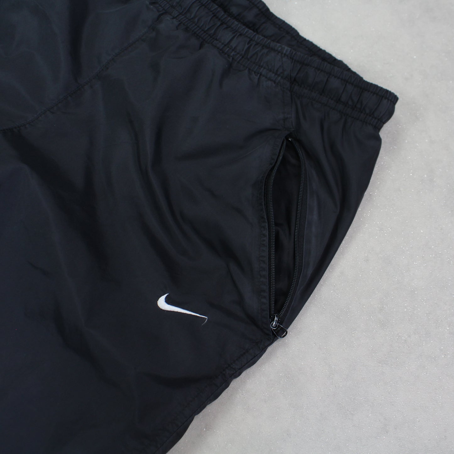 RARE 00s Nike Trackpants Black - (XS)