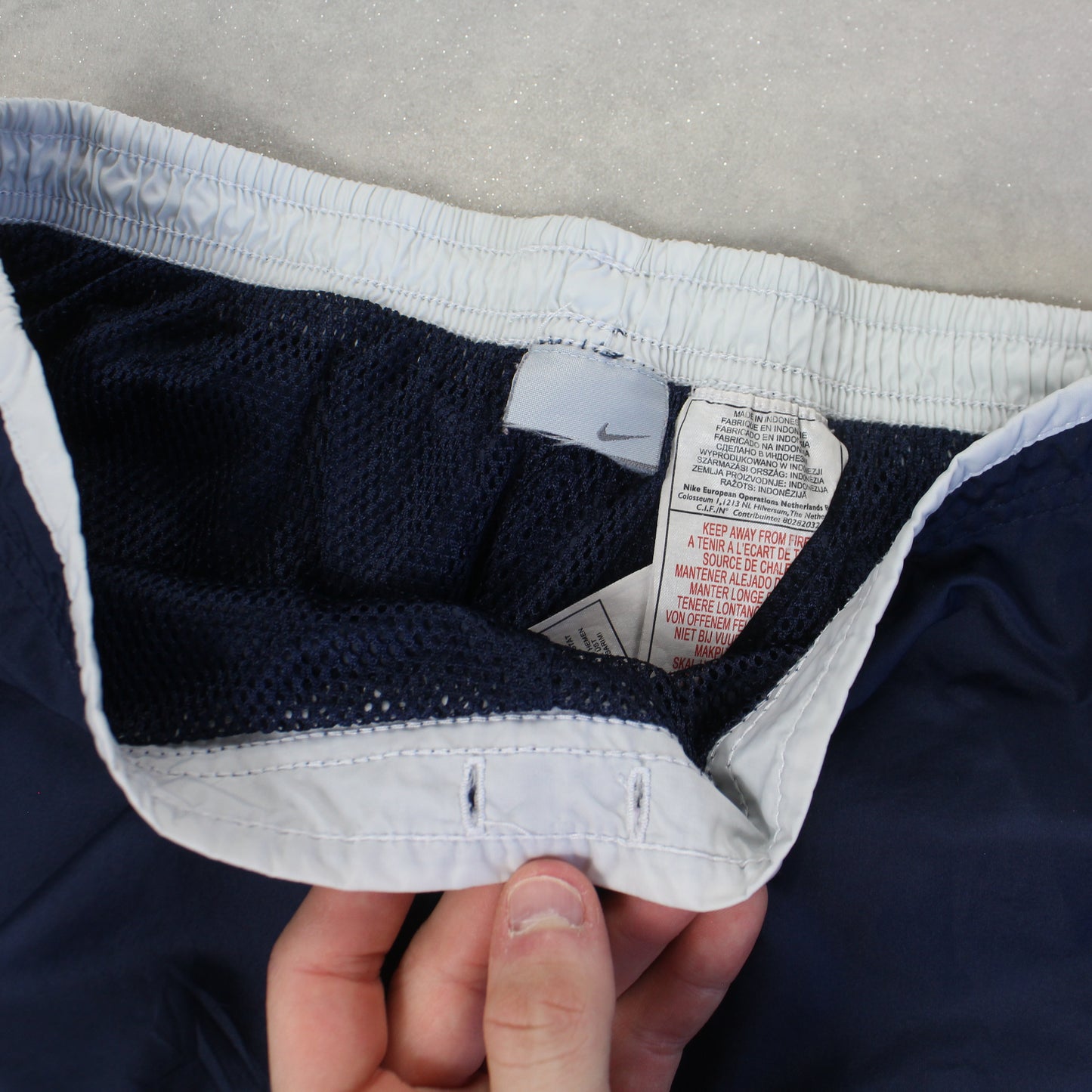 RARE 2000s Nike Trackpants Navy - (S)