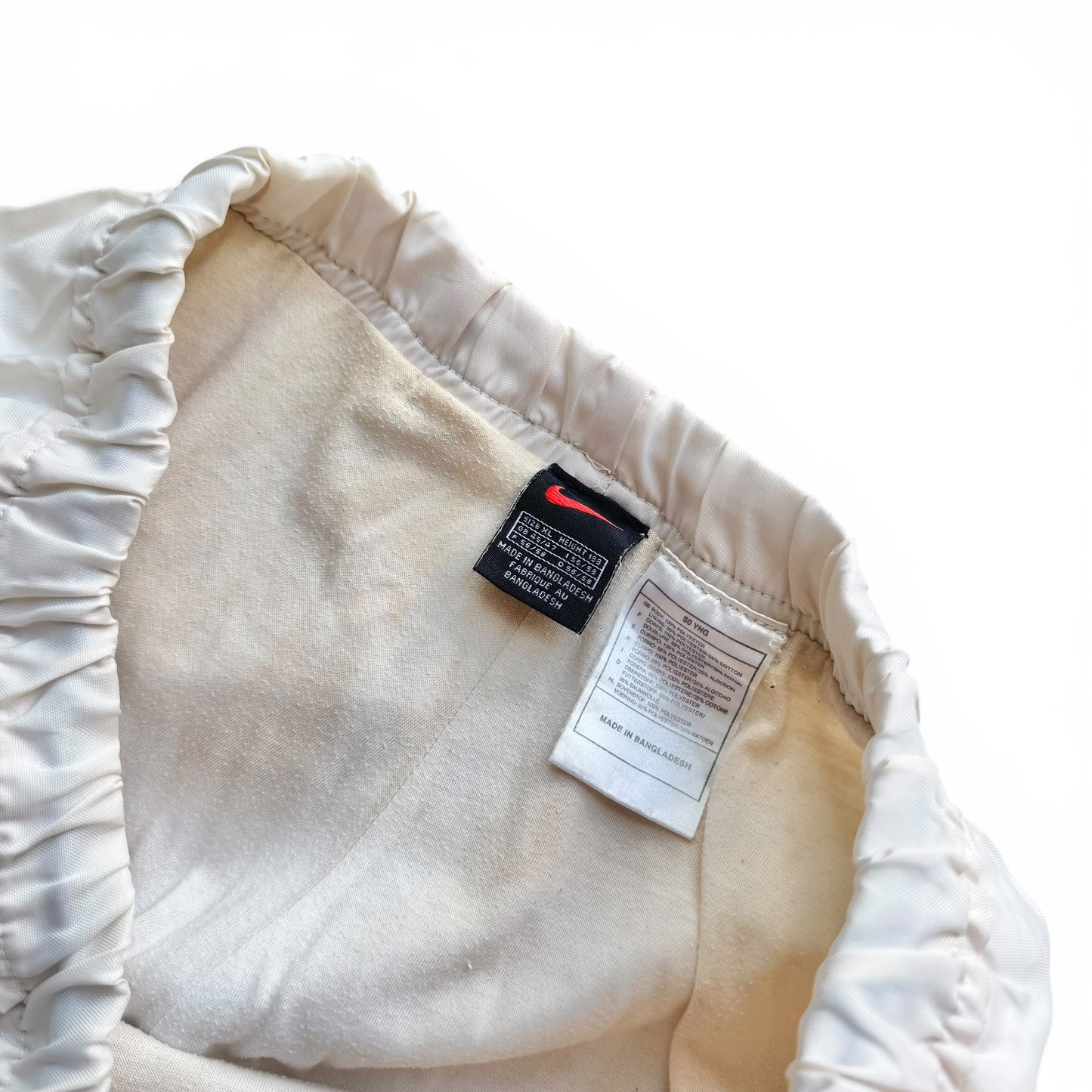 RARE 1990s Nike Trackpants White - (XL)