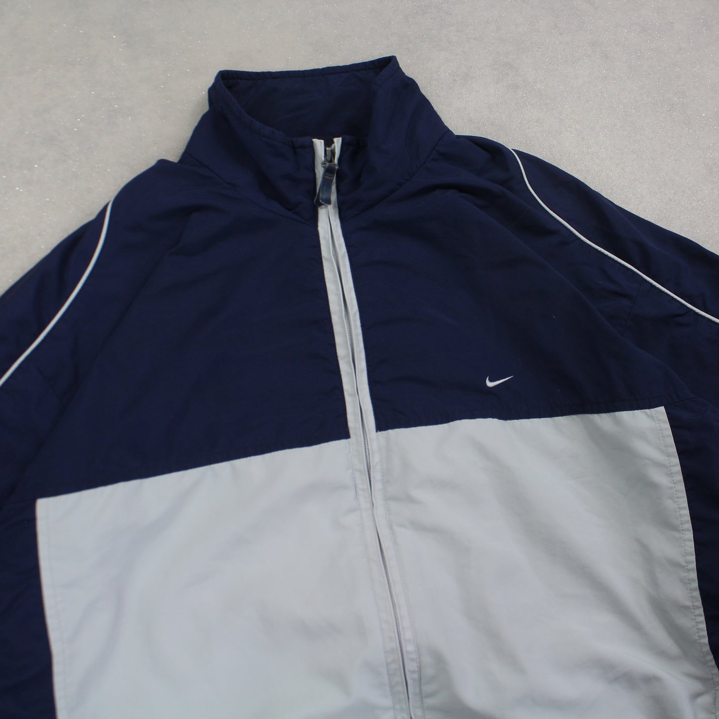 RARE 2000s Nike Track Jacket Navy - (L)
