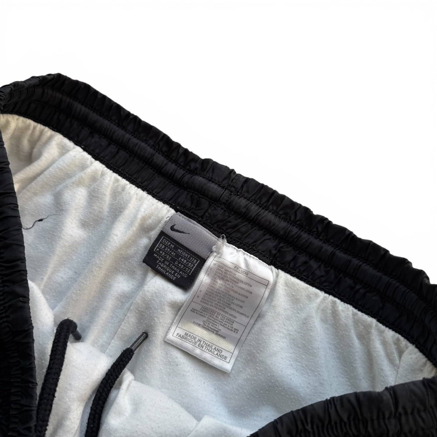 SUPER RARE 2000s Nike Trackpants Black - (M)
