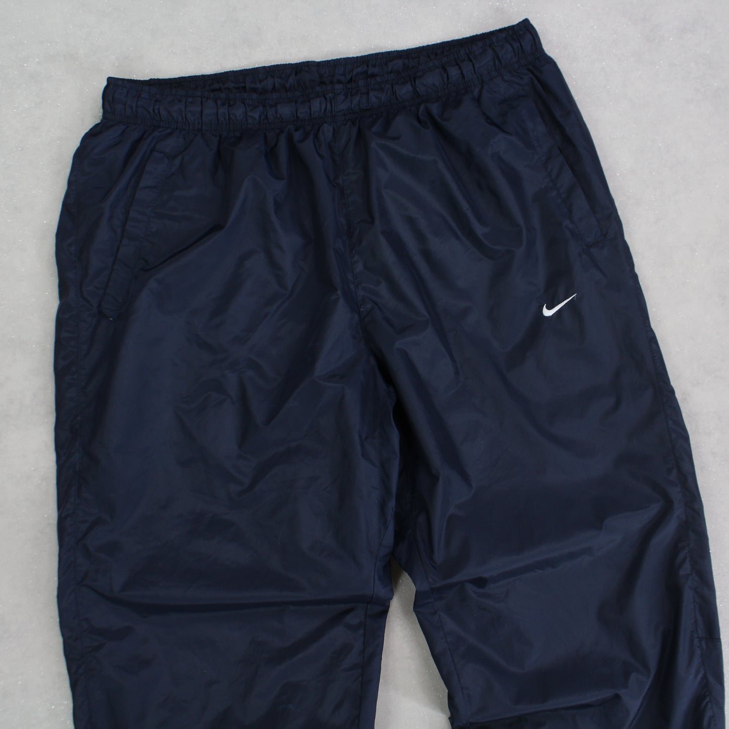 RARE 2000s Baggy Nike Trackpants Navy - (L)