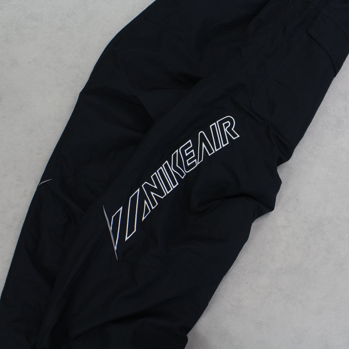 RARE 2000s Nike Air Trackpants Black - (S/M)