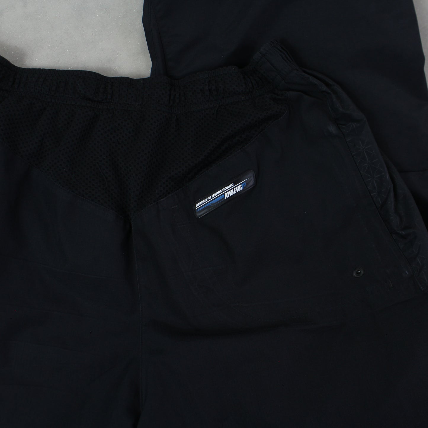 RARE 2000s Baggy Nike Trackpants Black - (M)