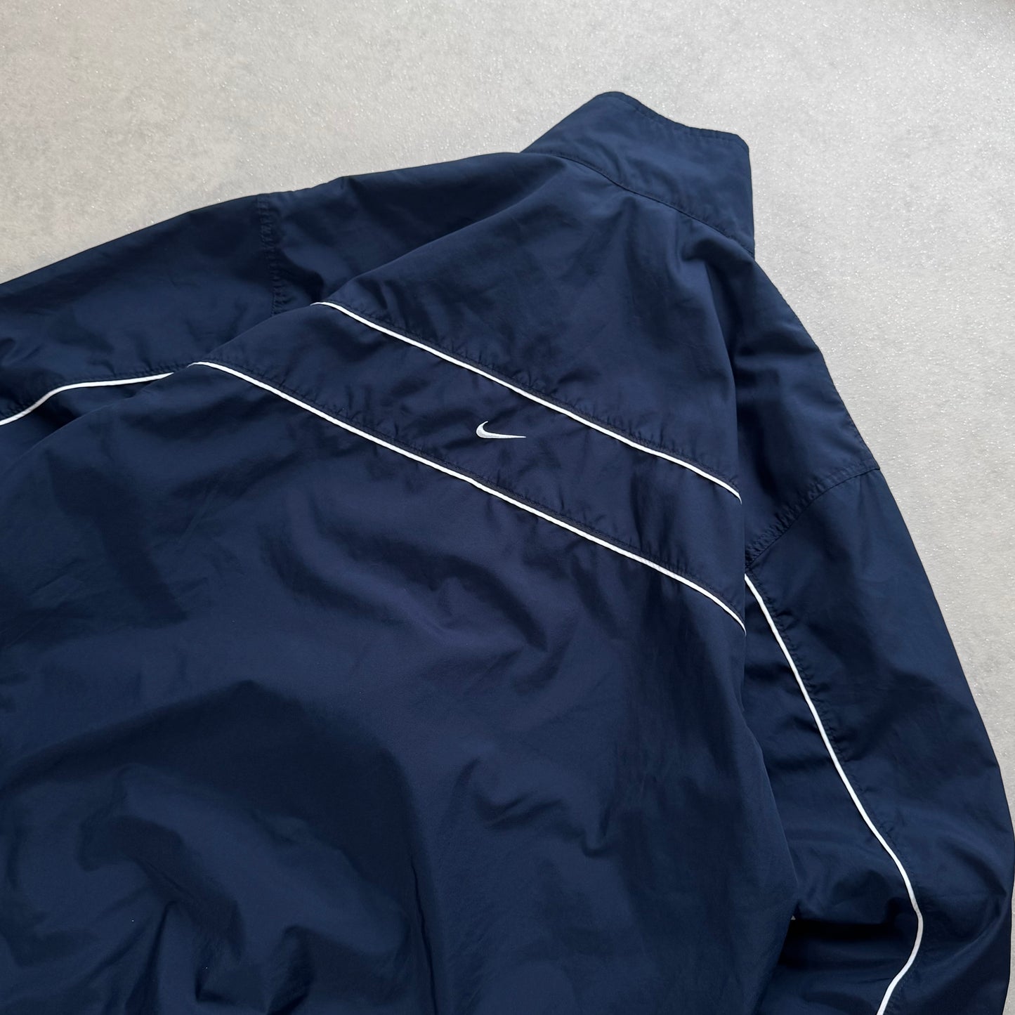 RARE 2000s Nike Track Jacket Navy - (L)