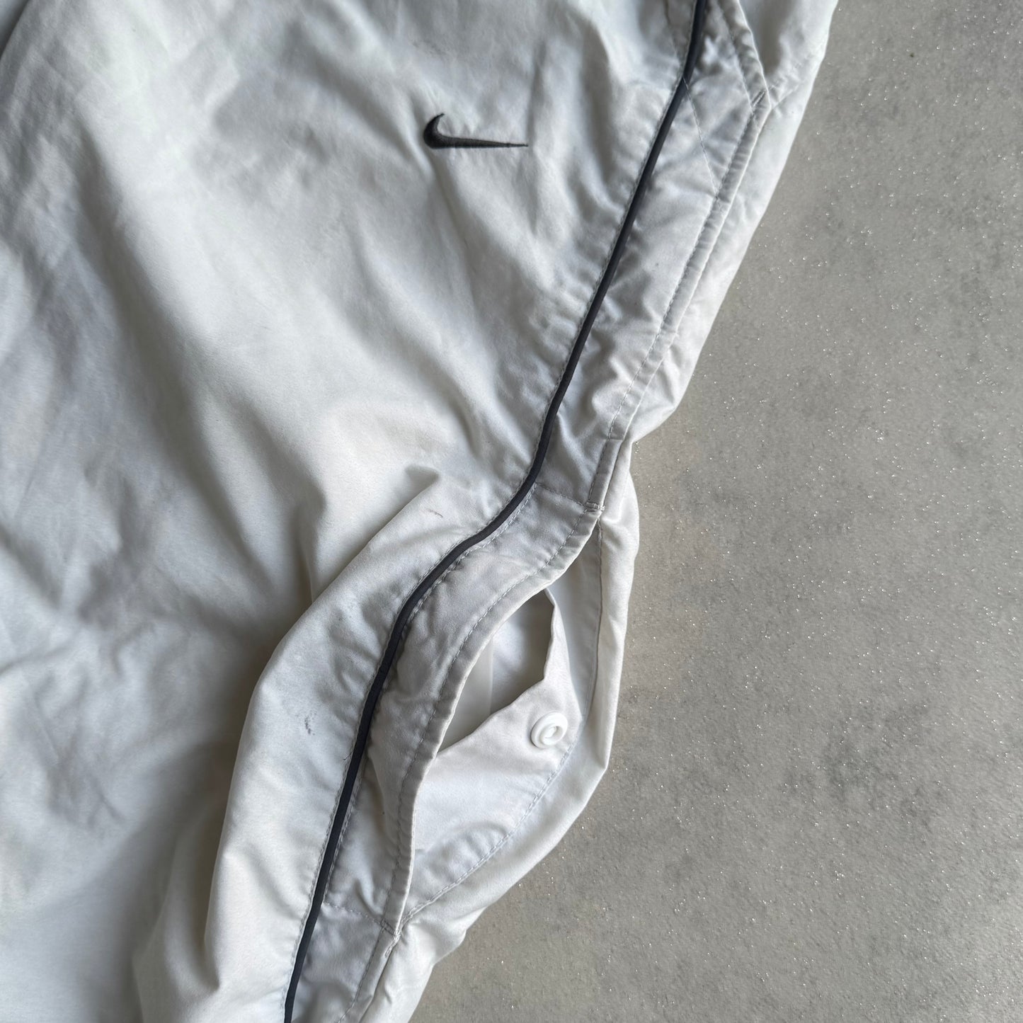 RARE 2000s Nike Trackpants White - (S)