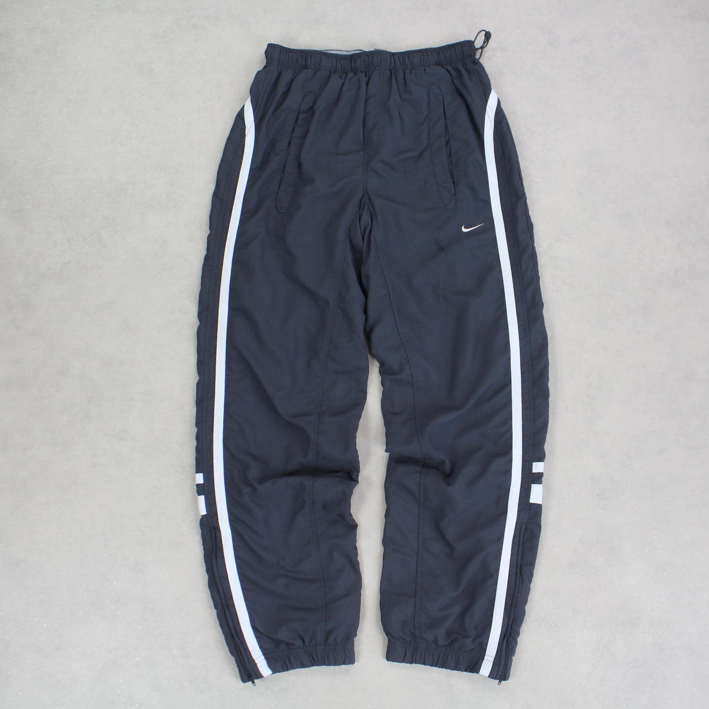 RARE 00s Nike Trackpants Grey - (M)