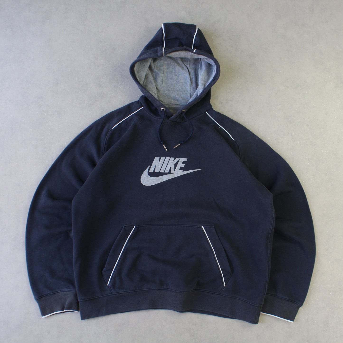 RARE 2000s Nike Hoodie Navy - (L)