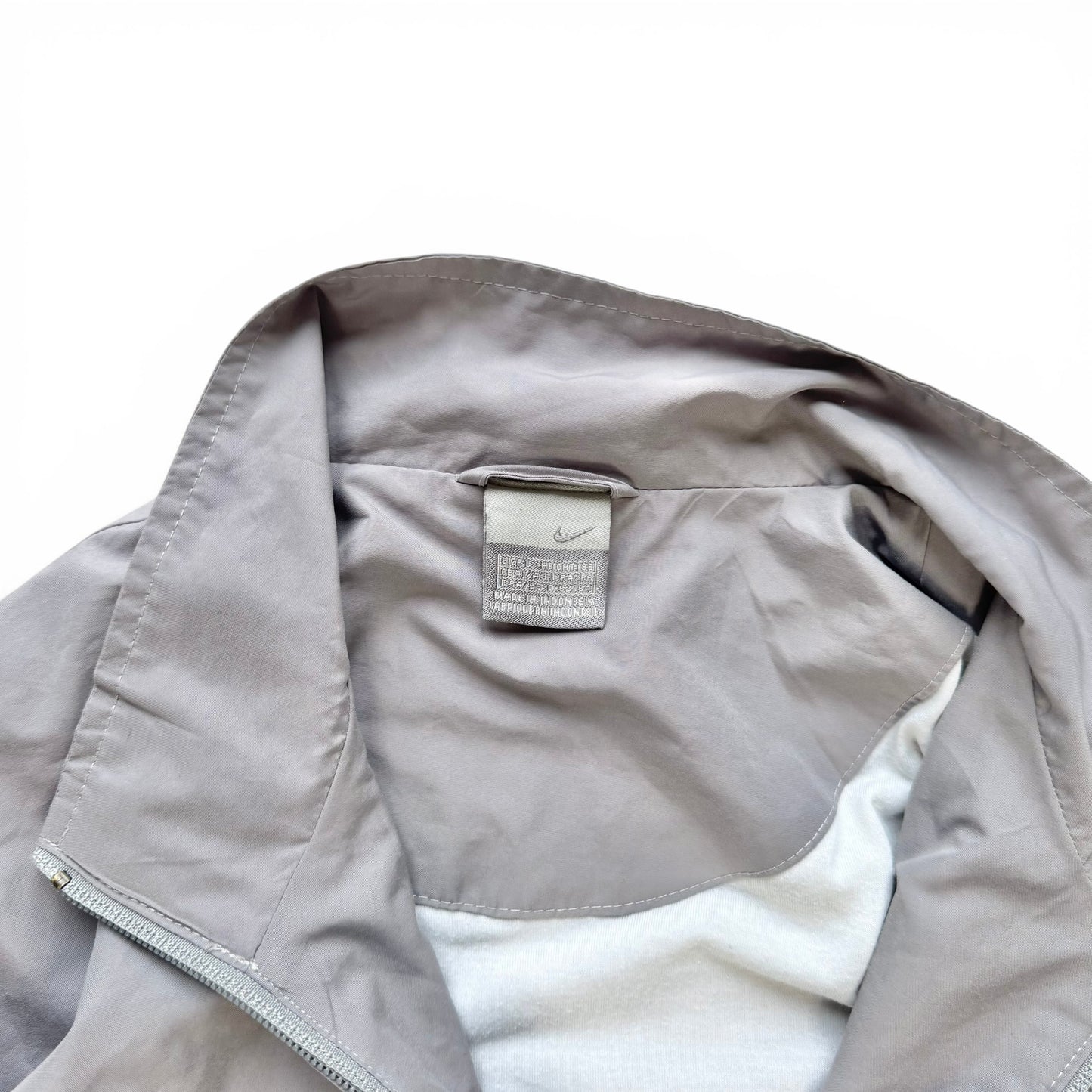 RARE 2000s Nike Track Jacket Grey - (L)