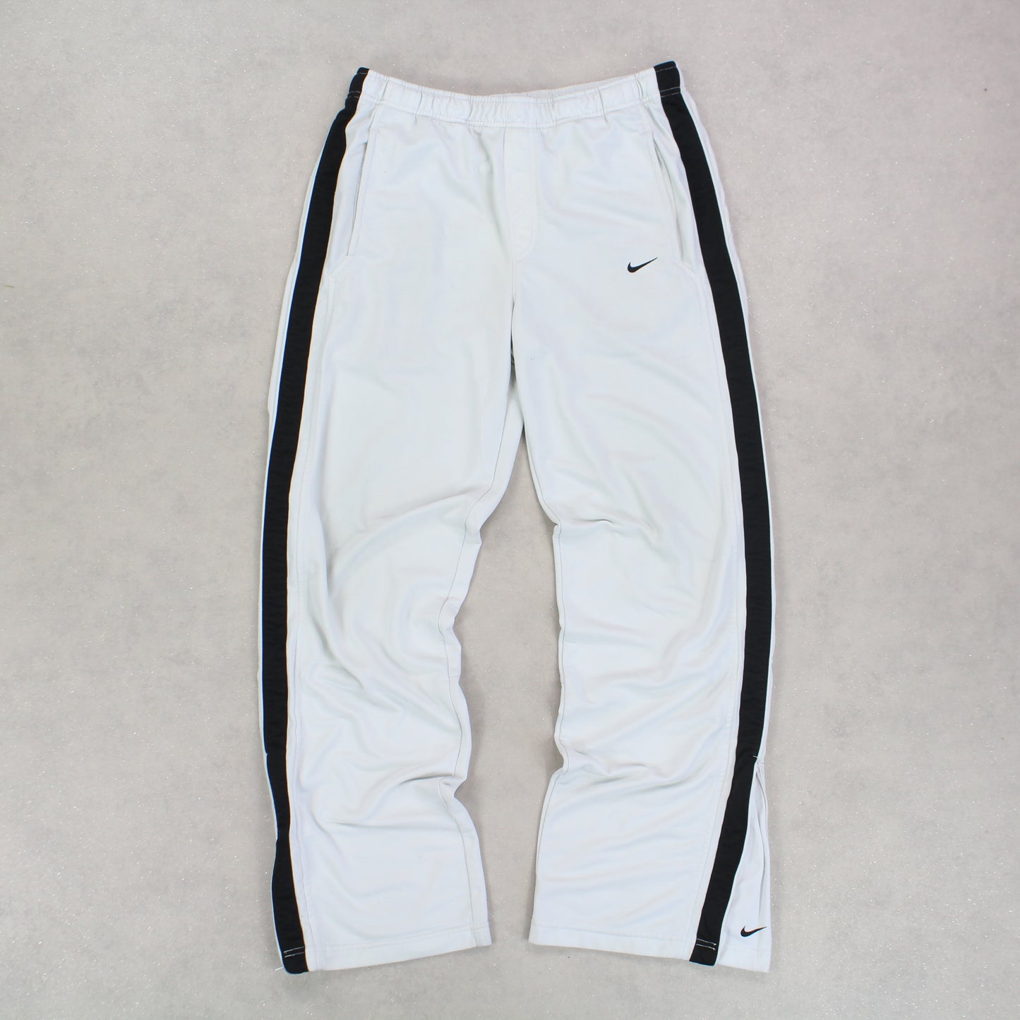 SUPER RARE 2000s Nike Trackpants Grey - (M)