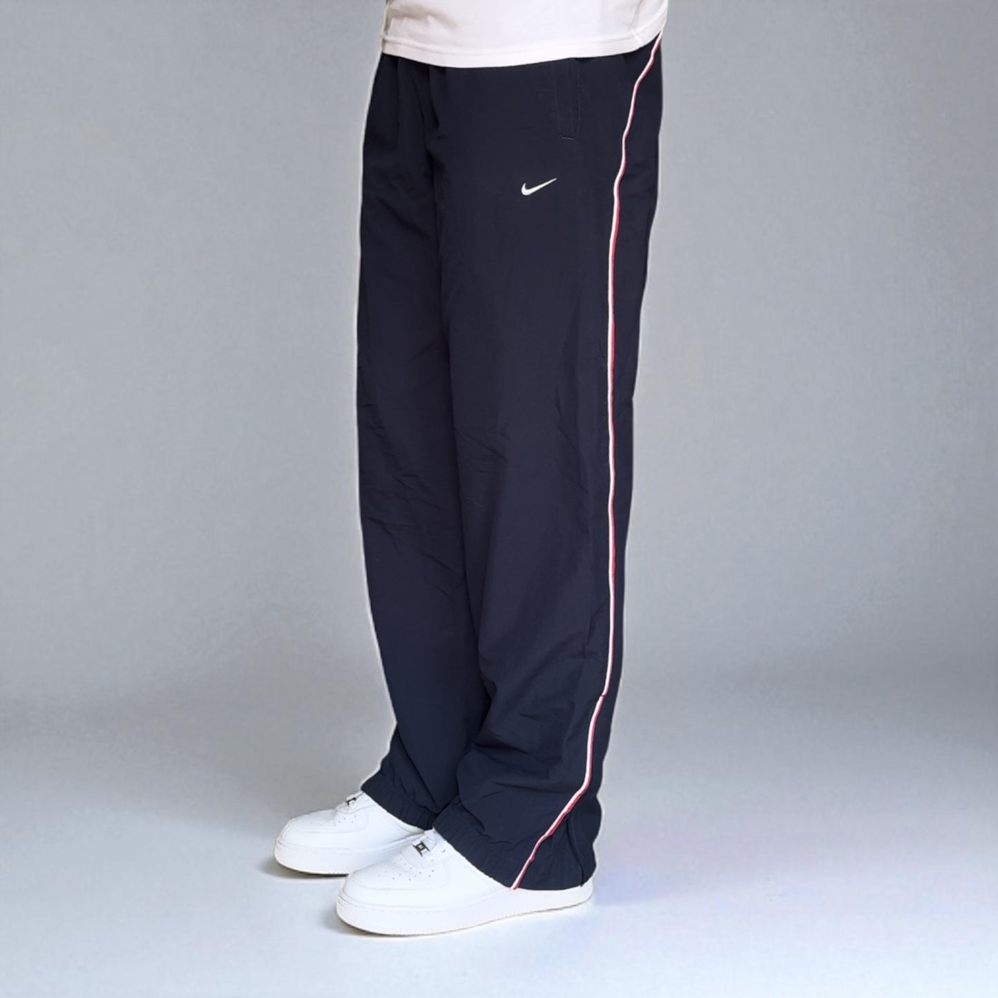 RARE 2000s Nike Trackpants Navy - (XL)