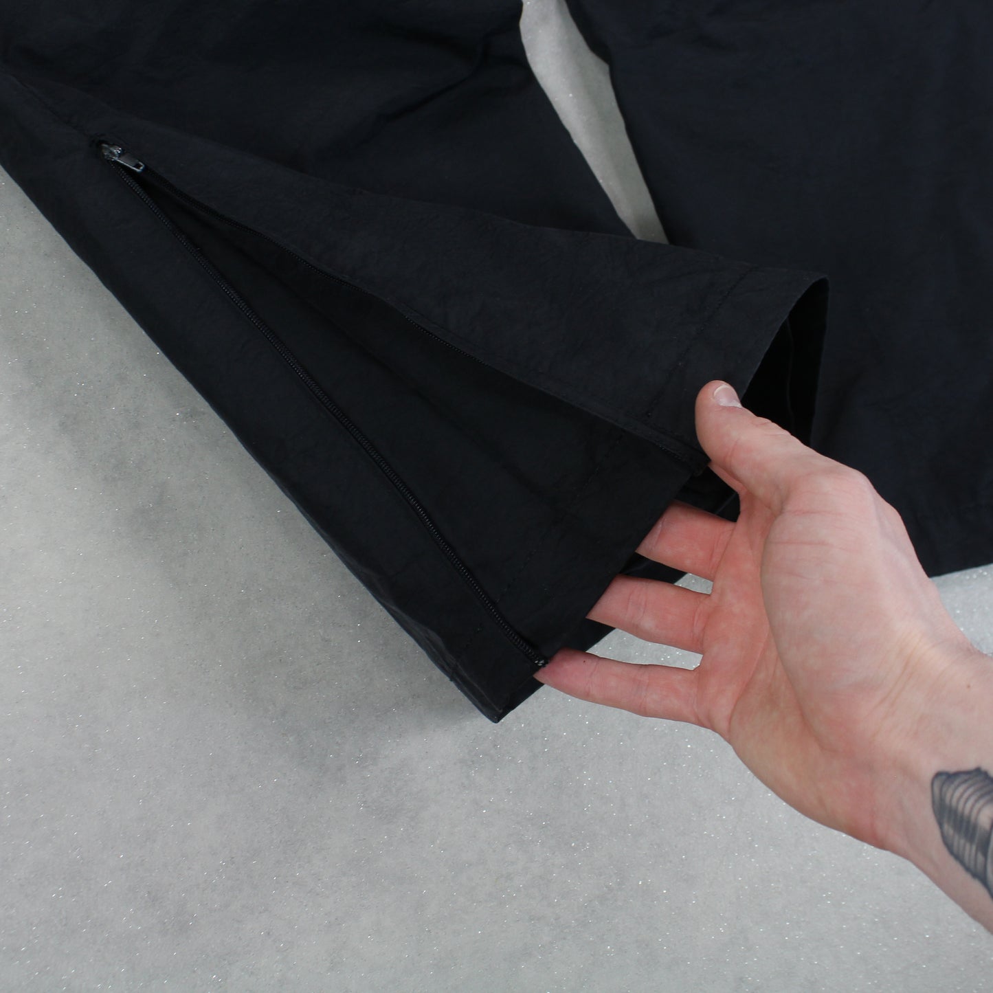 RARE 2000s Nike Trackpants Black - (XL)
