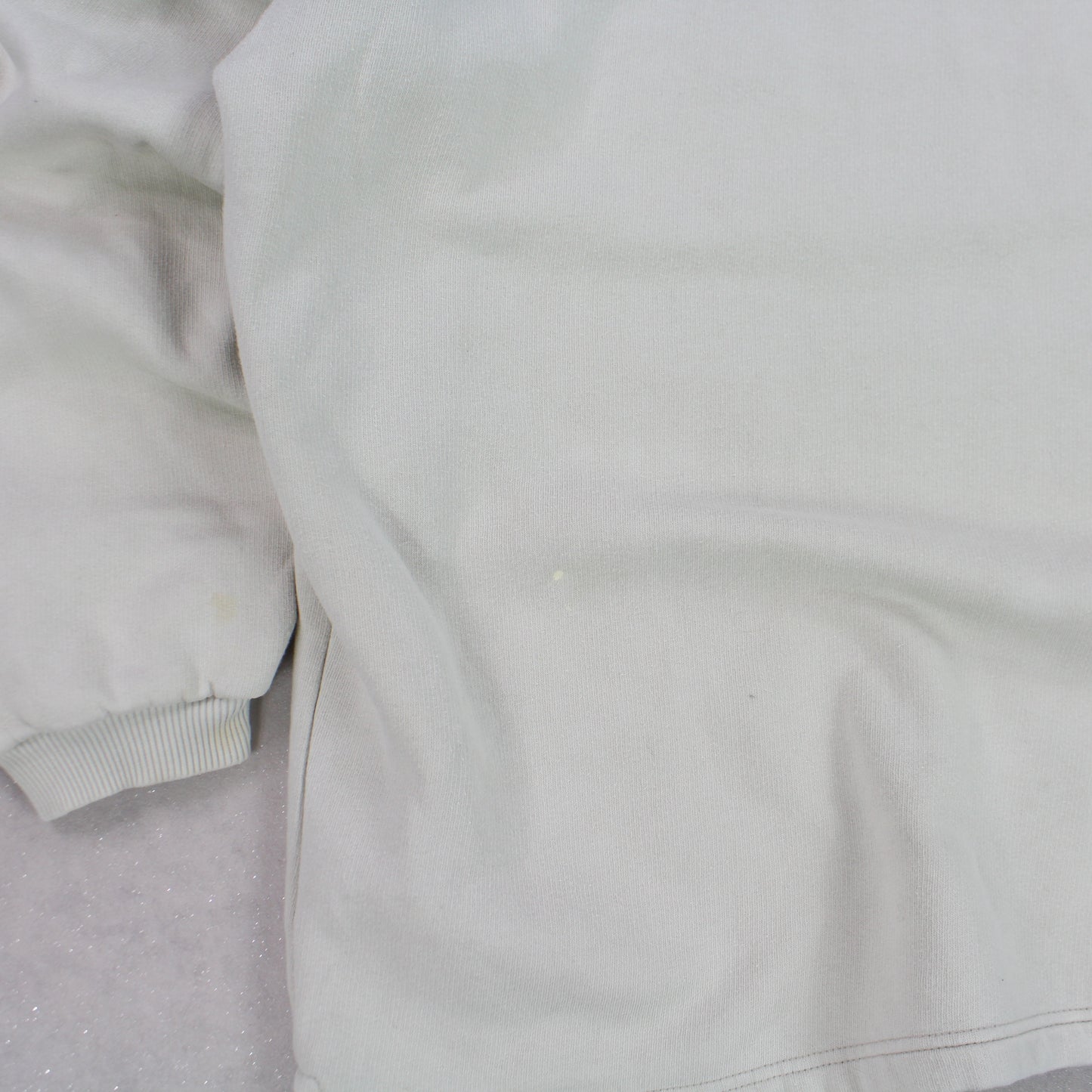 RARE 1990s Nike Swoosh Sweatshirt Cream - (XL)