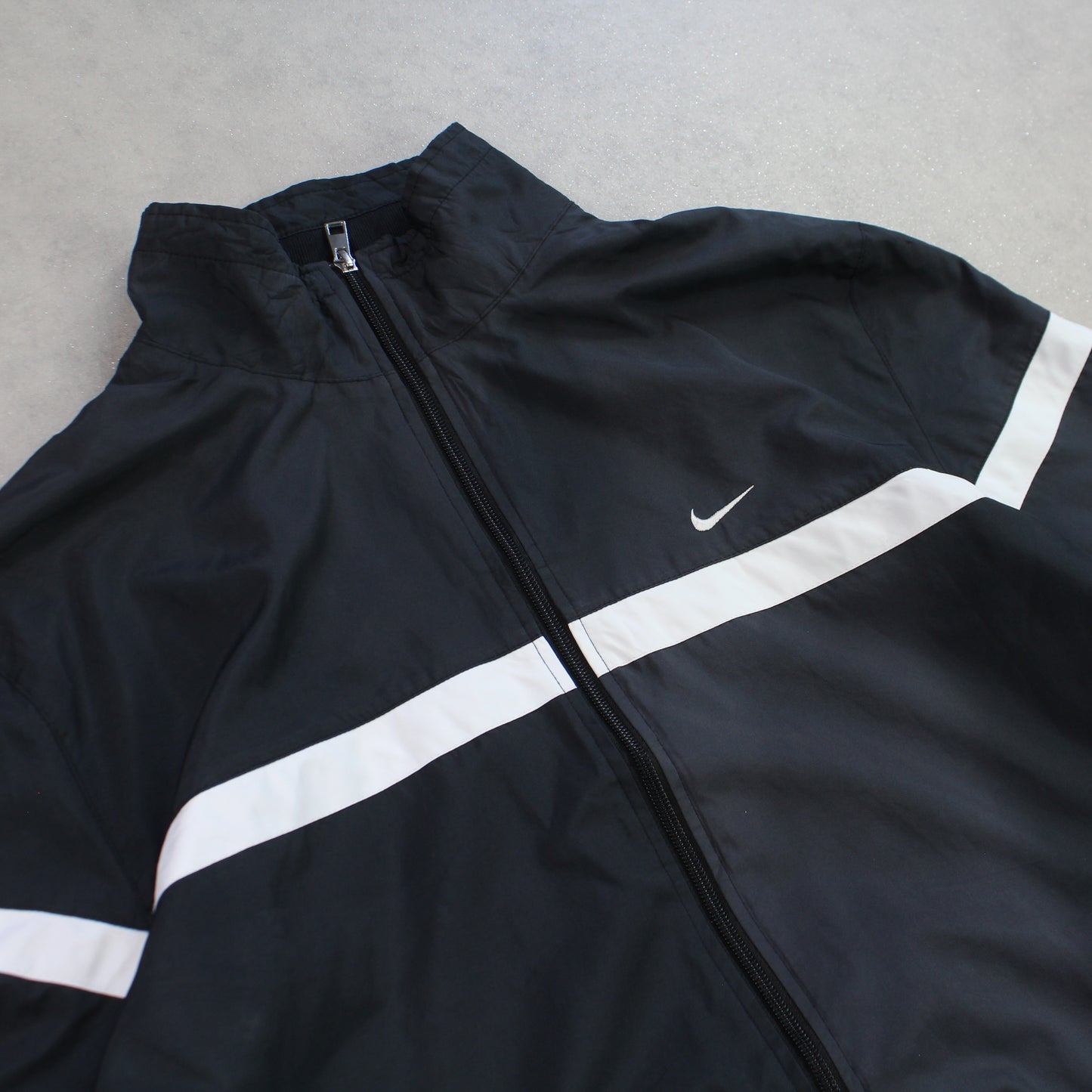 RARE 2000s Nike Track Jacket Black - (L)