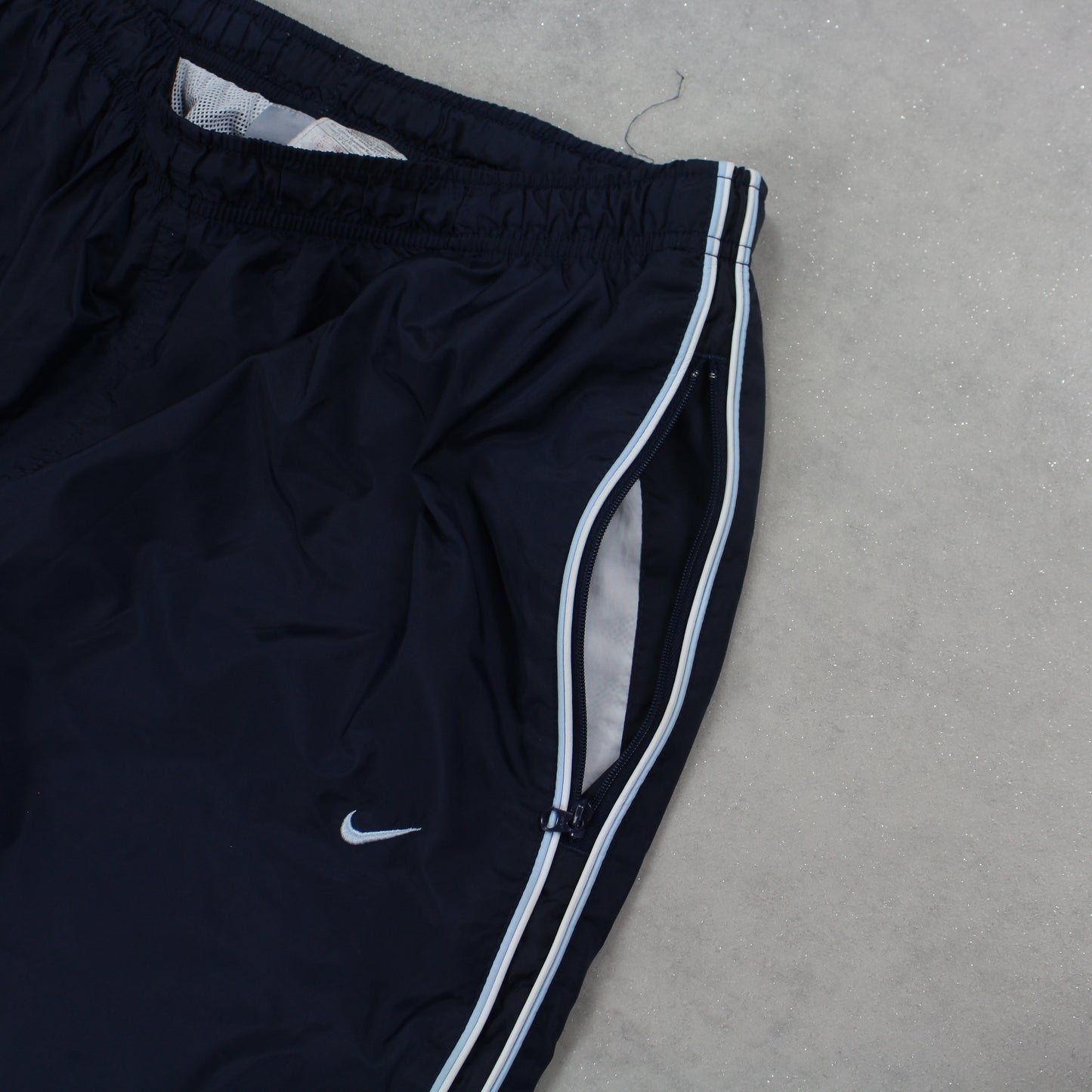 RARE 2000s Nike Trackpants Navy - (L)